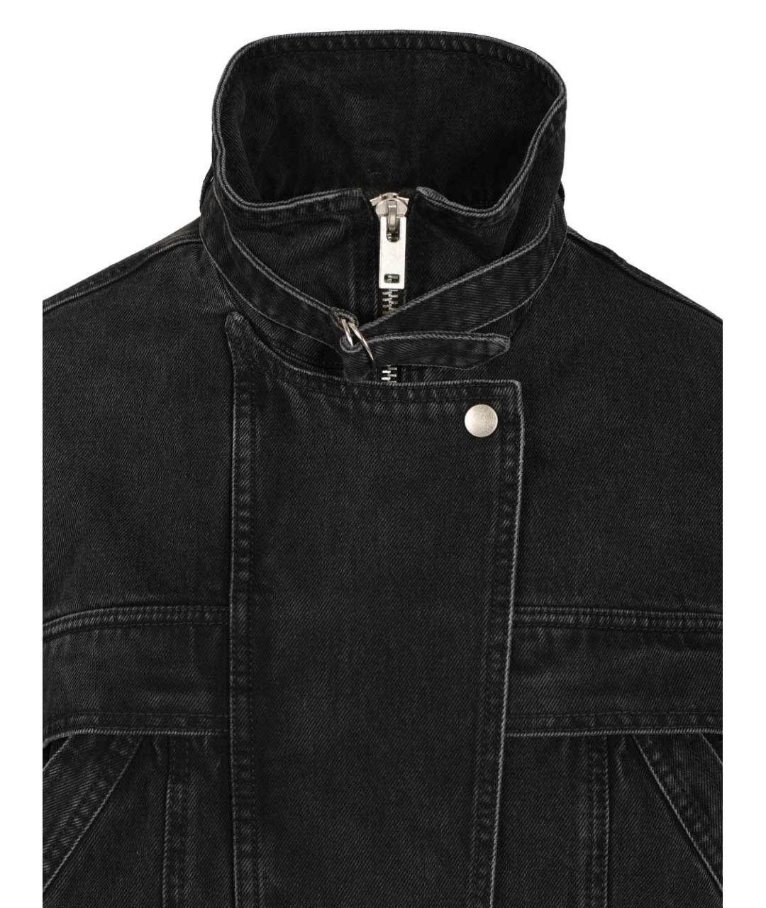 ISABEL MARANT ETOILE Черная деним куртка, фото 4