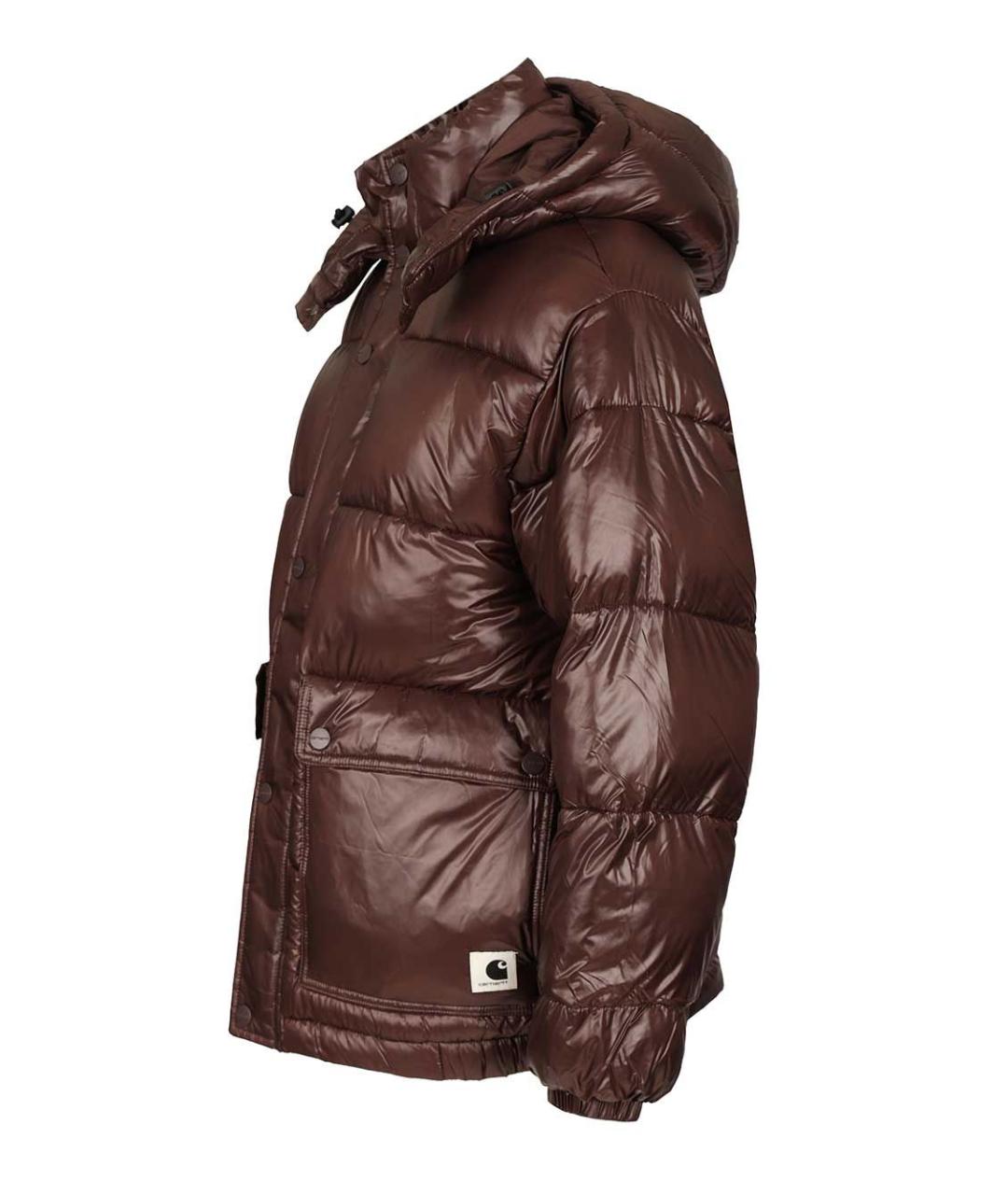 CARHARTT WIP Коричневая полиэстеровая куртка, фото 3