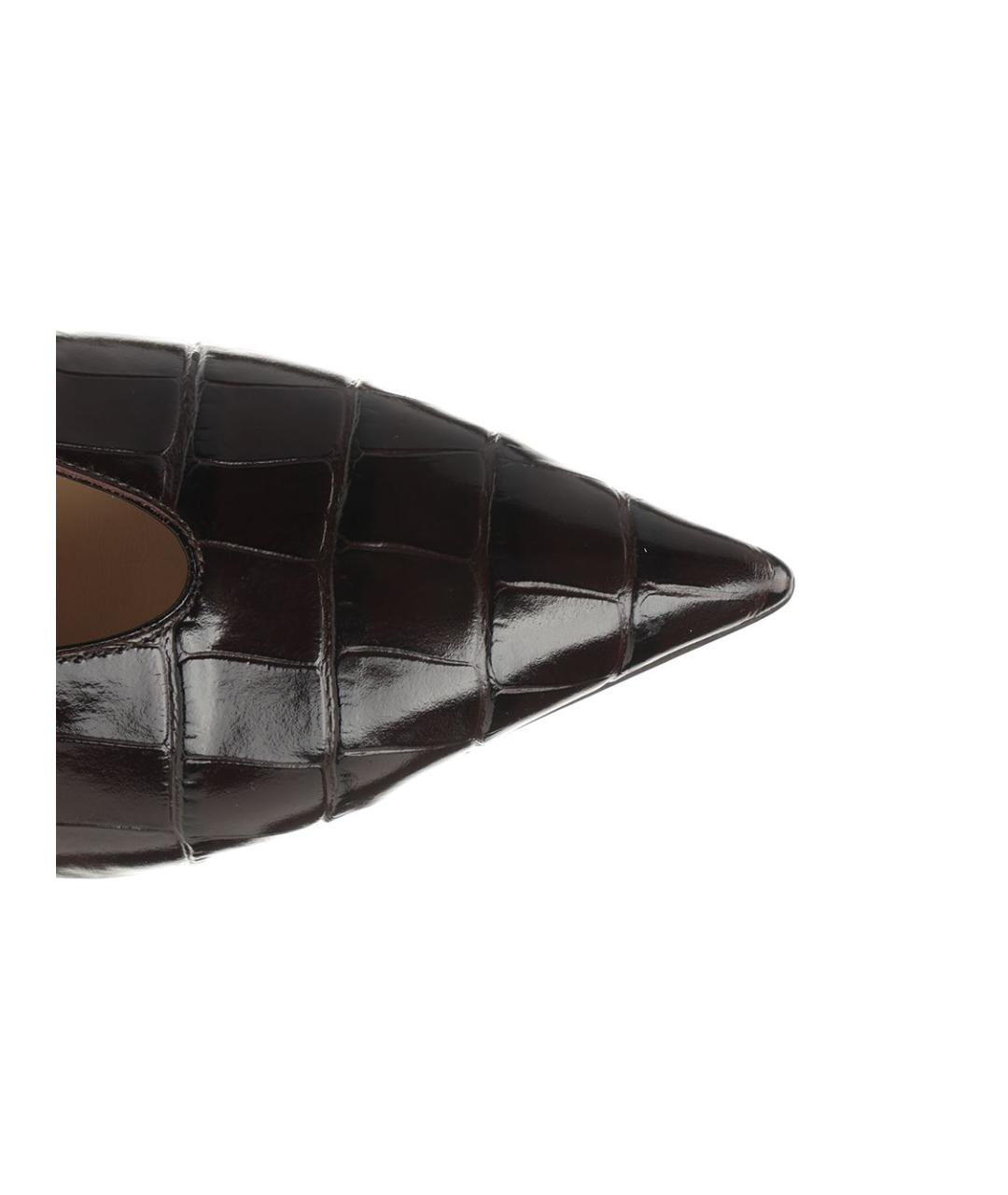 LE MONDE BERYL Коричневые кожаные туфли, фото 4