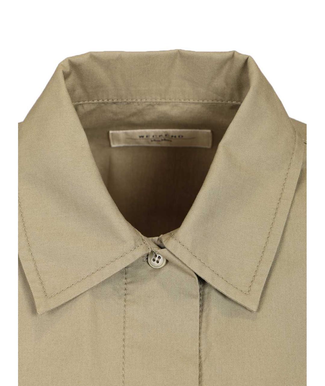 WEEKEND MAX MARA Хаки хлопковая куртка, фото 4