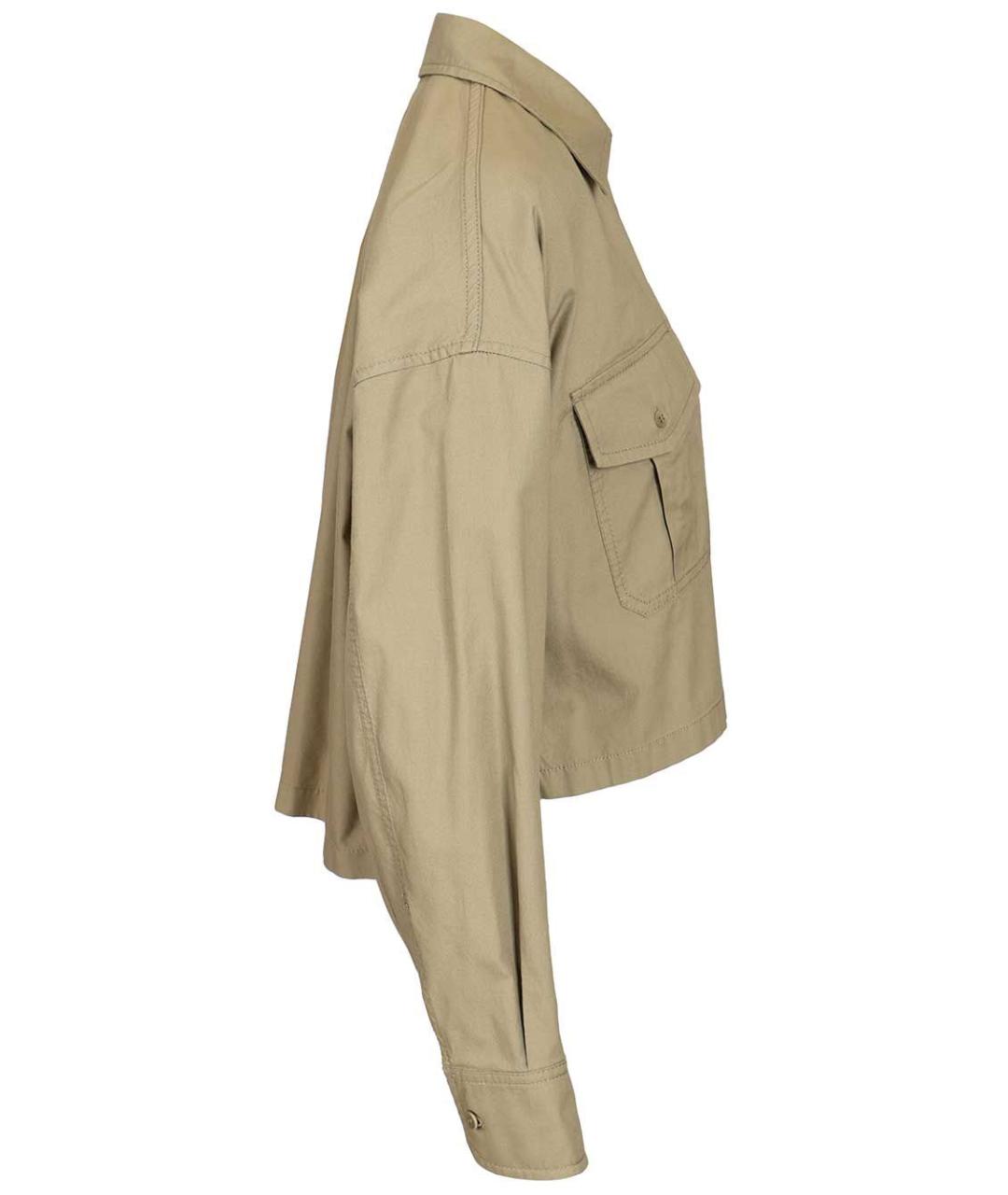 WEEKEND MAX MARA Хаки хлопковая куртка, фото 3