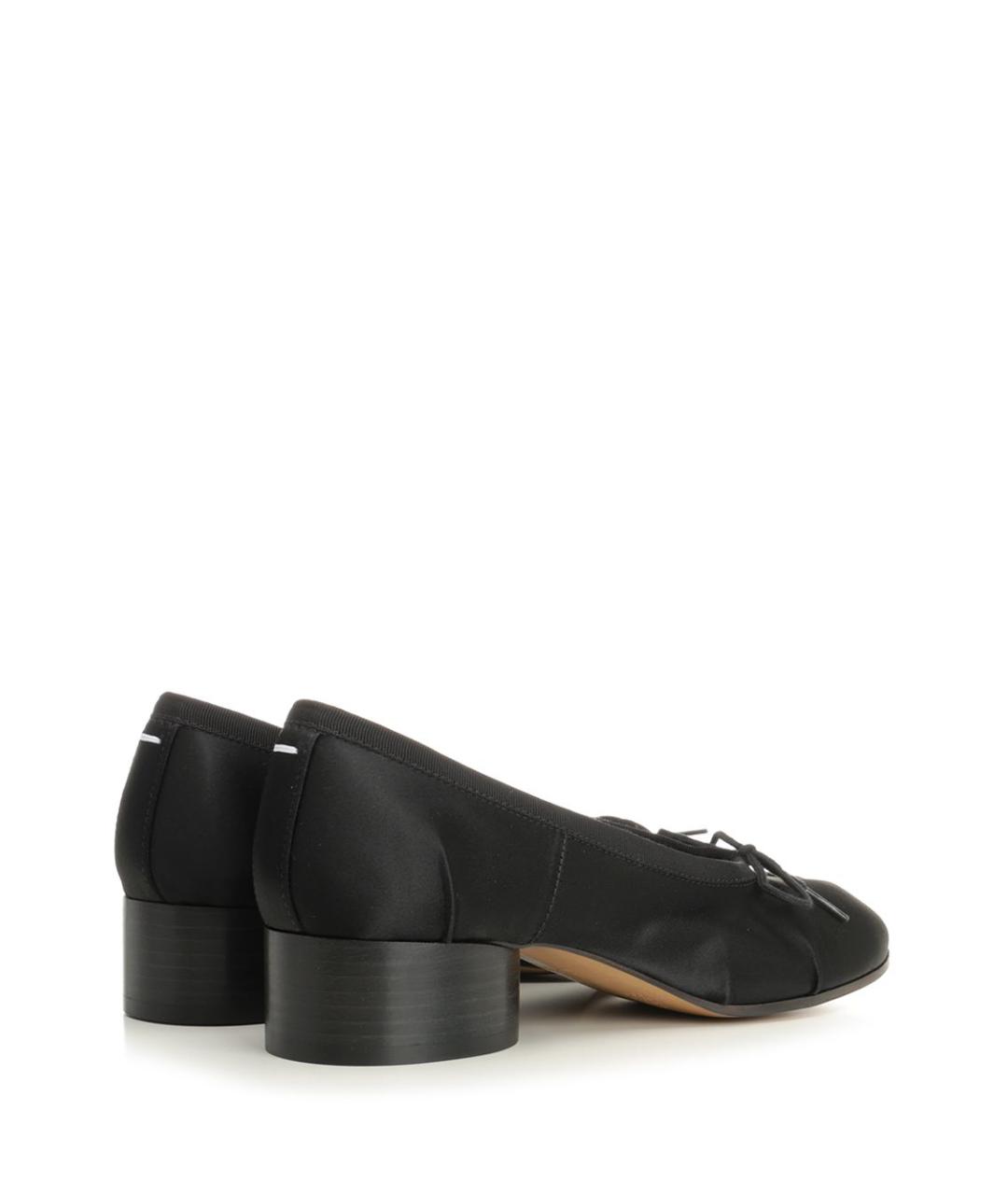 MAISON MARGIELA Черные текстильные туфли, фото 3