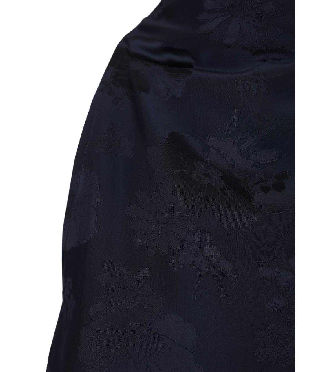 FORTE FORTE Темно-синяя вискозная блузы, фото 4