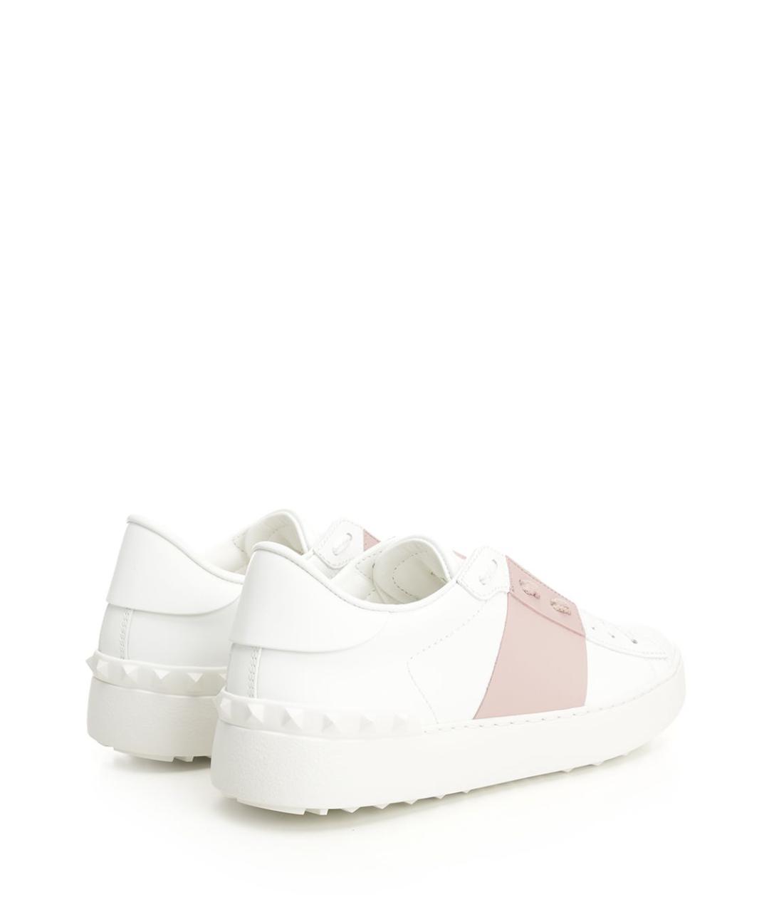 VALENTINO Белые кожаные кроссовки, фото 3