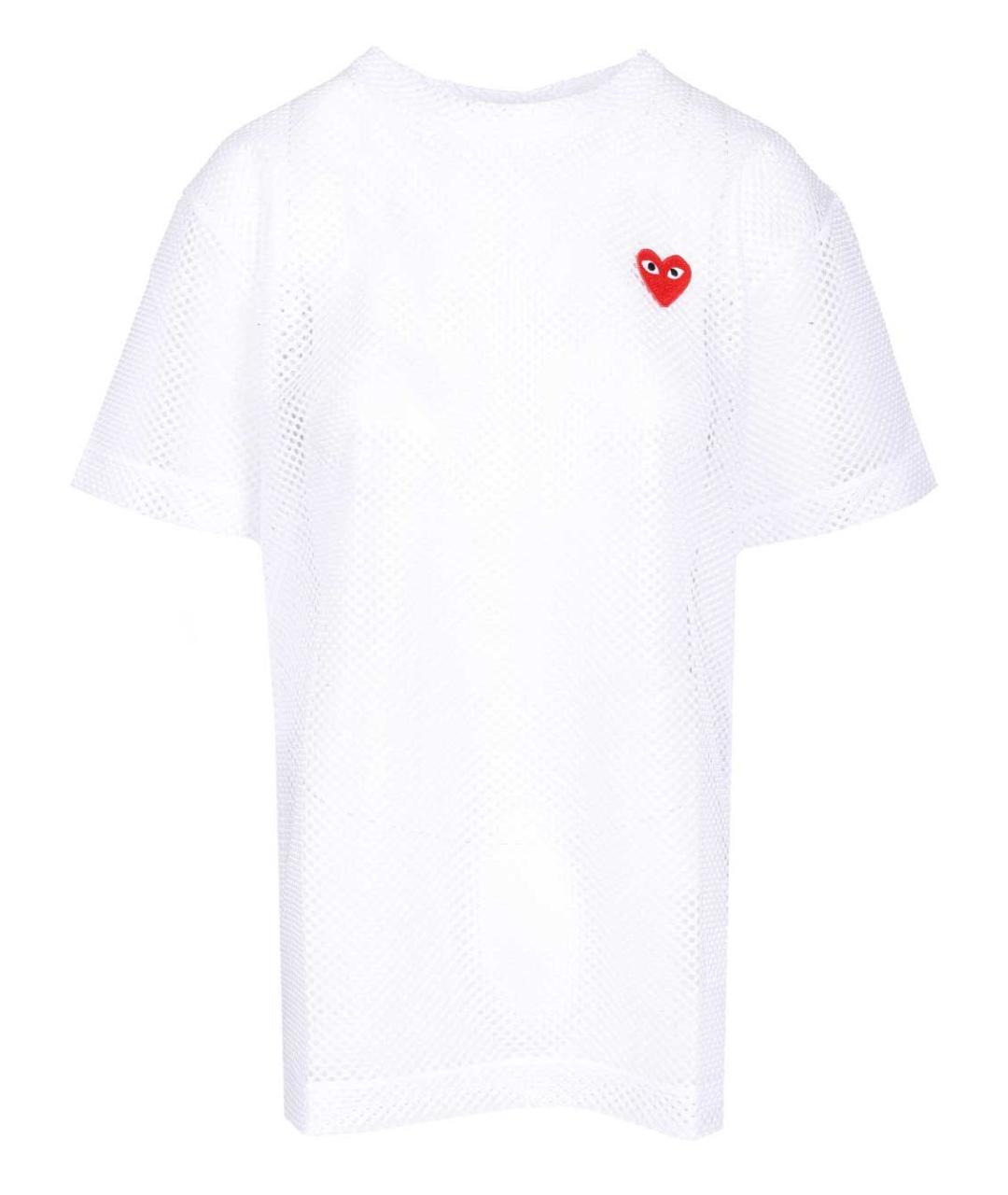 COMME DES GARÇONS PLAY Белая футболка, фото 1