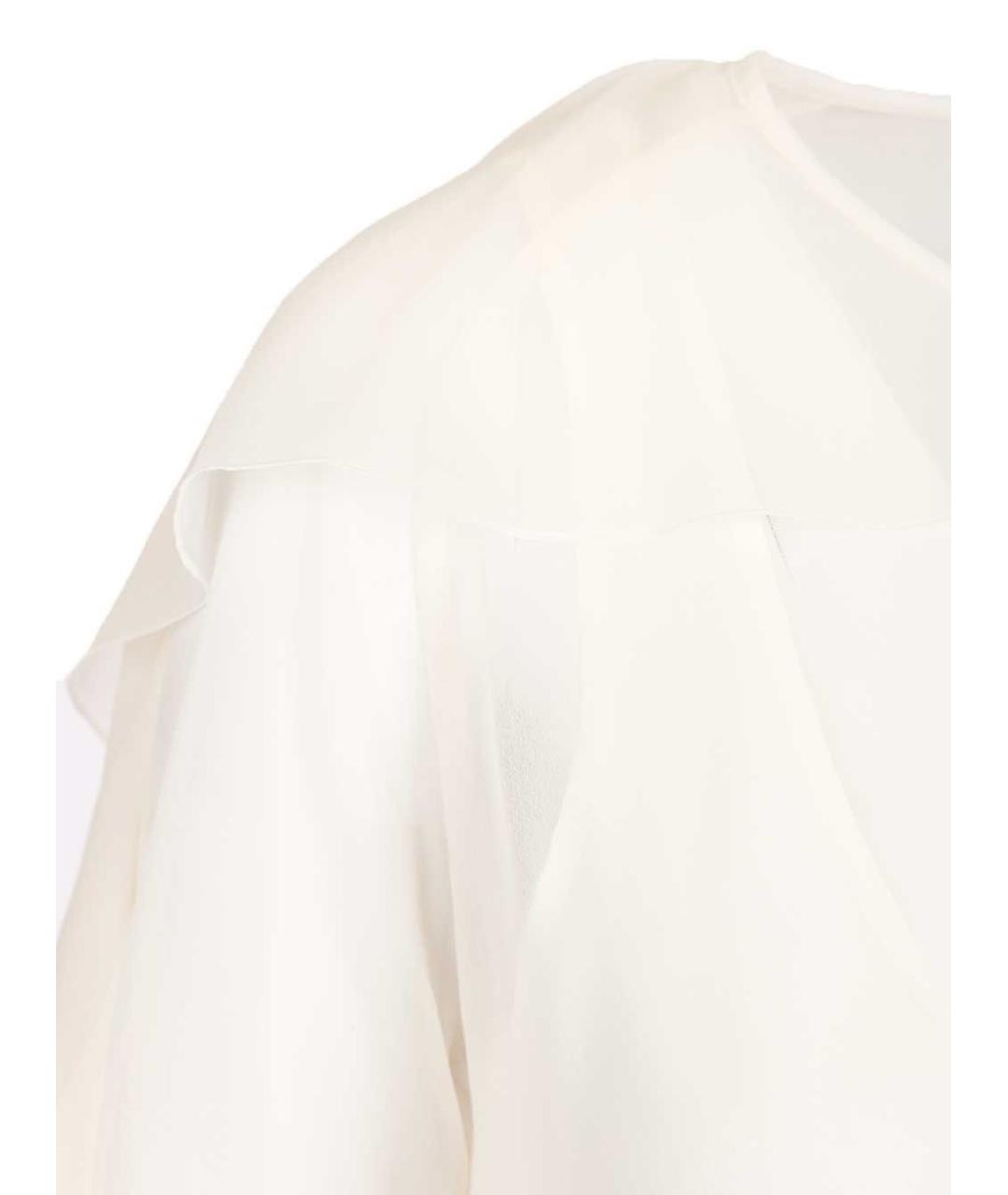 FORTE FORTE Белая полиэстеровая блузы, фото 5