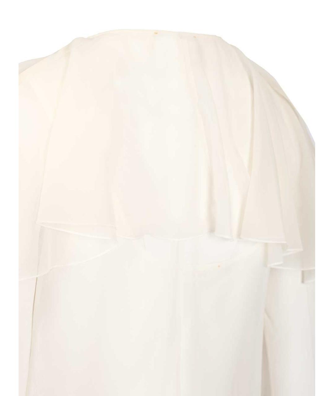 FORTE FORTE Белая полиэстеровая блузы, фото 7