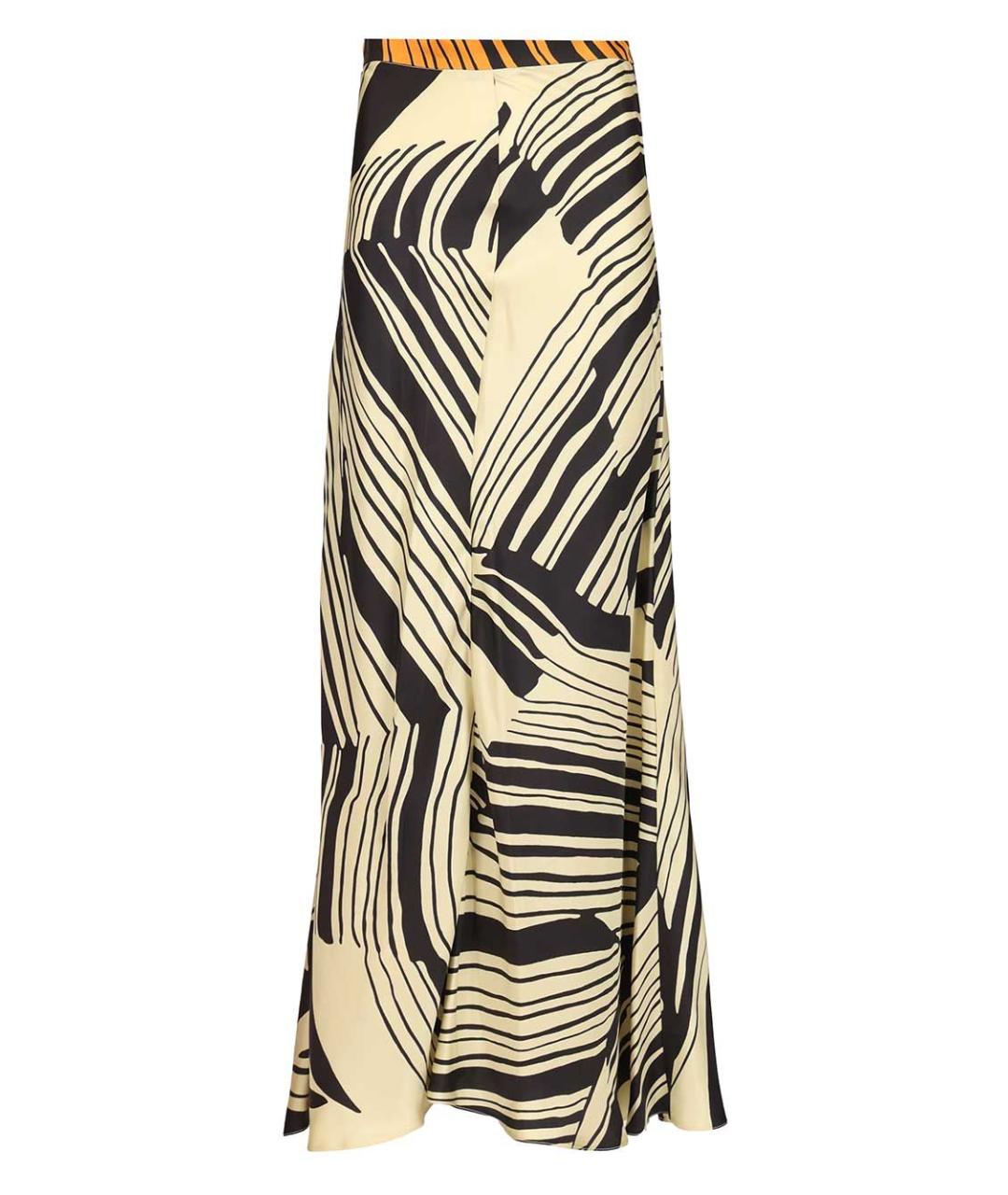 RAQUEL DINIZ Мульти шелковая юбка миди, фото 1