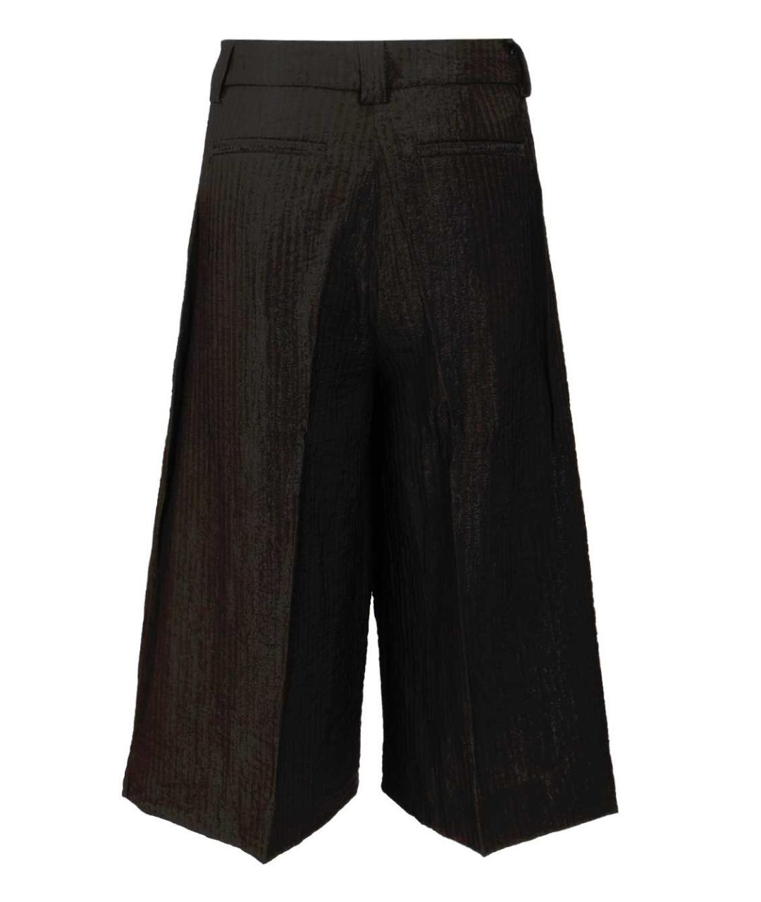 THELATEST Черные вискозные брюки широкие, фото 2