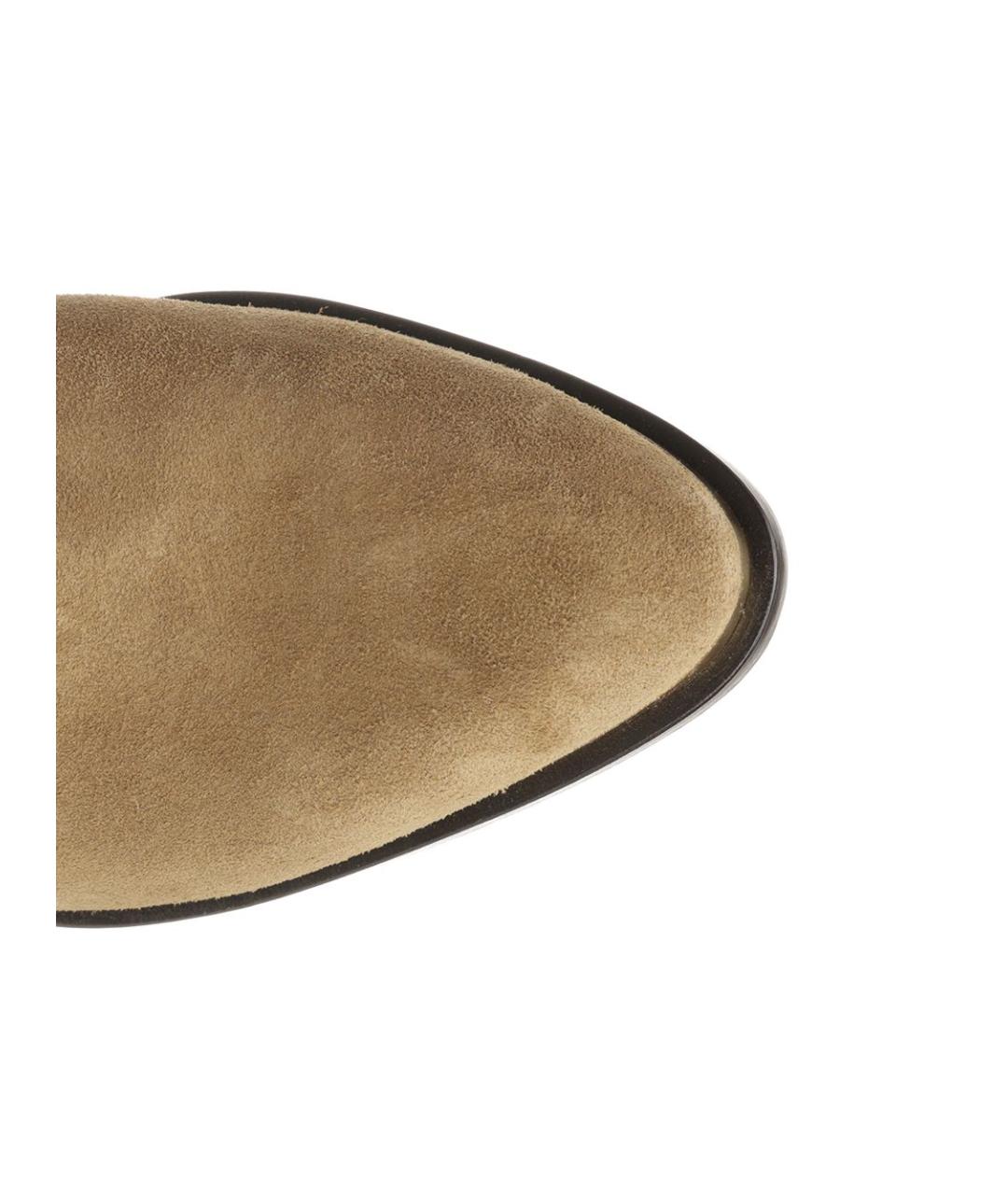 ISABEL MARANT Бежевые замшевые ботинки, фото 4