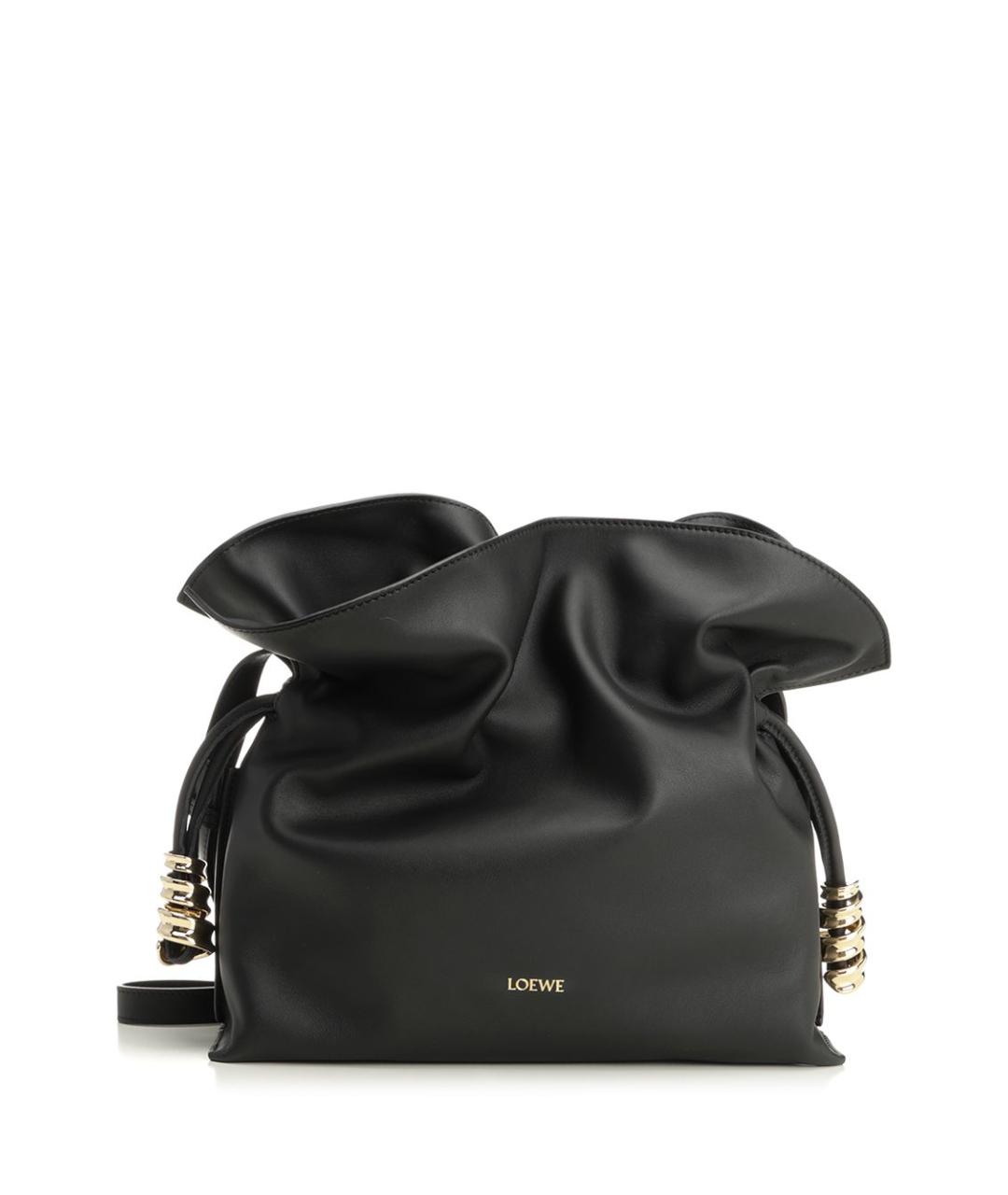 LOEWE Черная кожаная сумка через плечо, фото 1