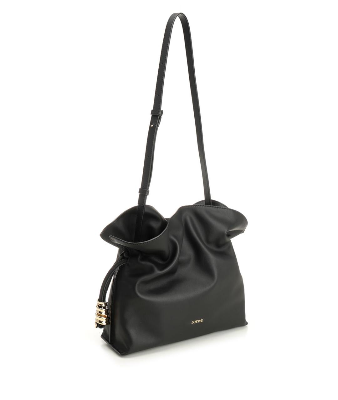 LOEWE Черная кожаная сумка через плечо, фото 2