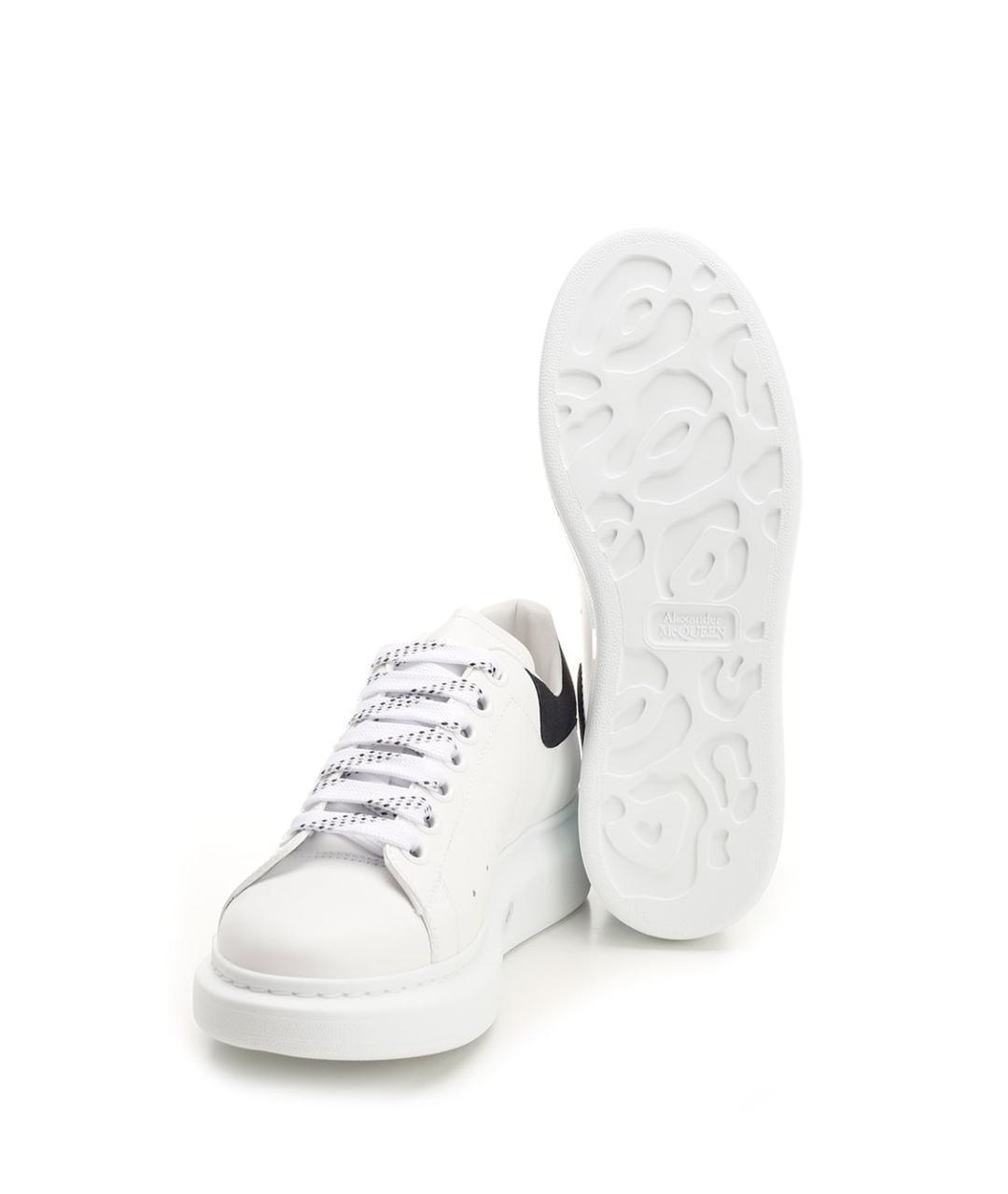 ALEXANDER MCQUEEN Белые кожаные кроссовки, фото 5