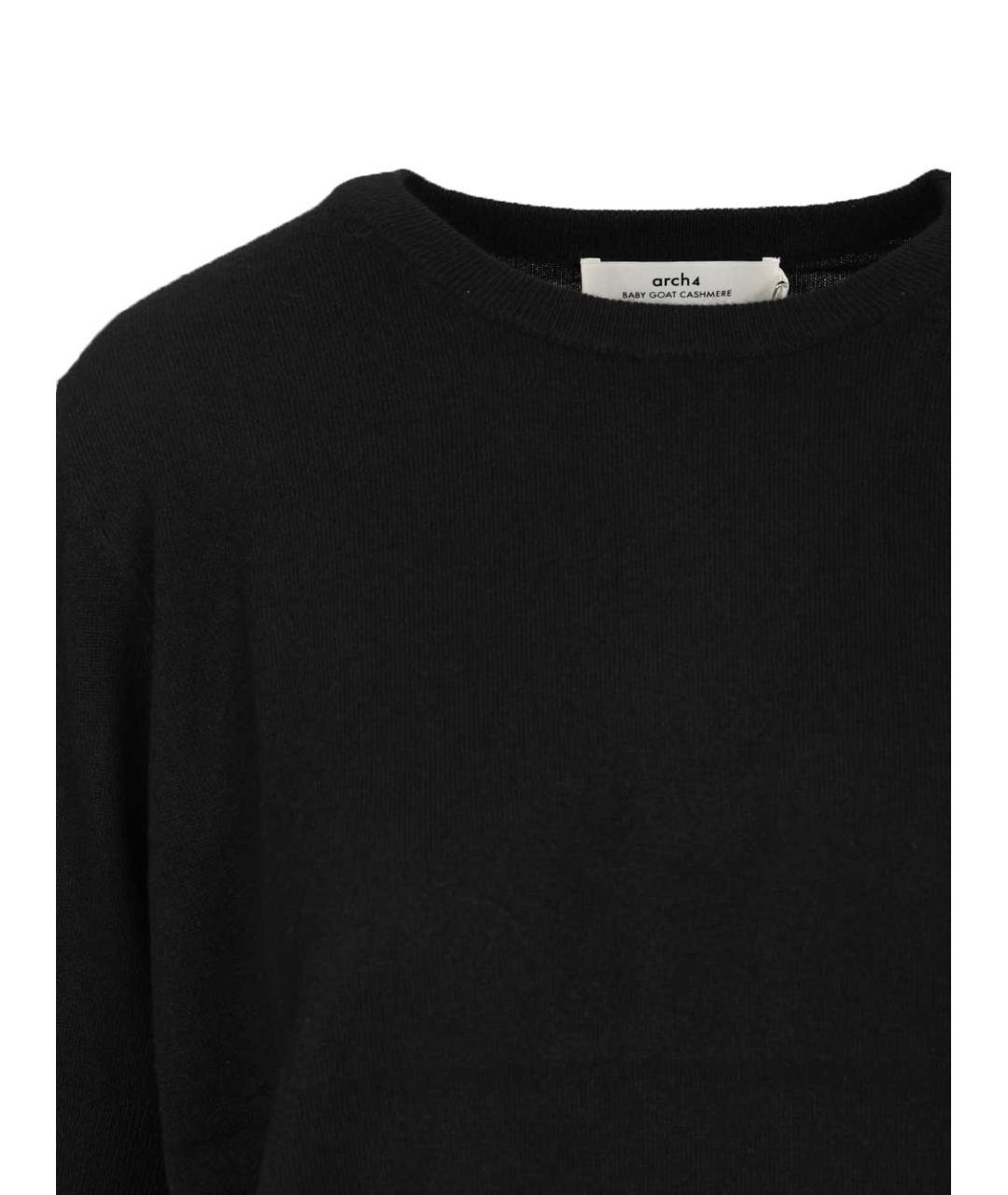 Arch4 Черный кашемировый джемпер / свитер, фото 3