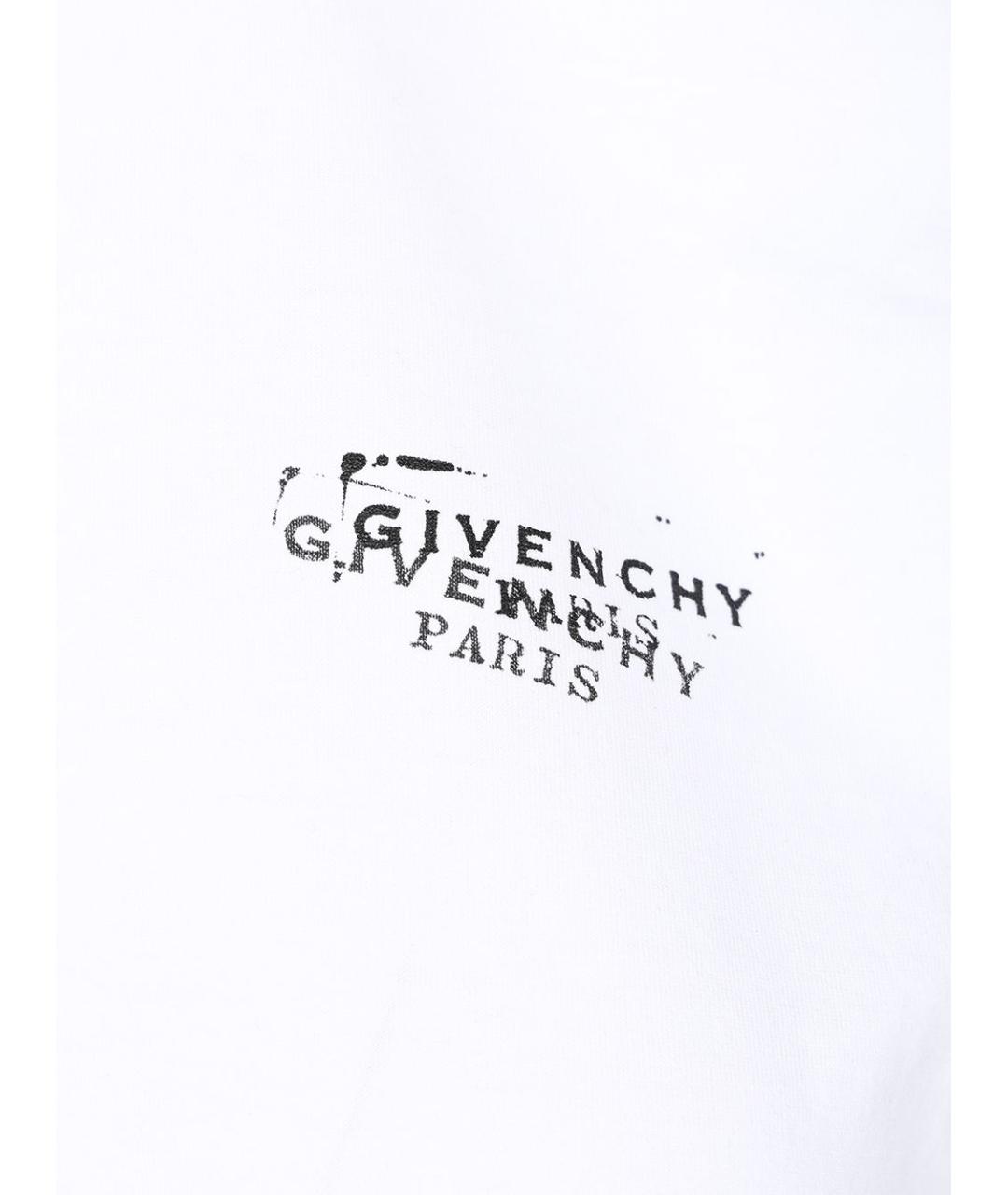 GIVENCHY Белая хлопковая футболка, фото 3