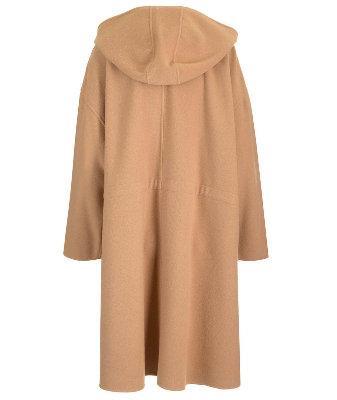 MAX MARA Бежевое шерстяное пальто, фото 2