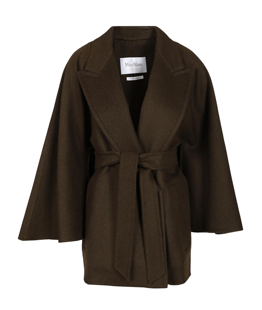 MAX MARA Серое шерстяное пальто, фото 1