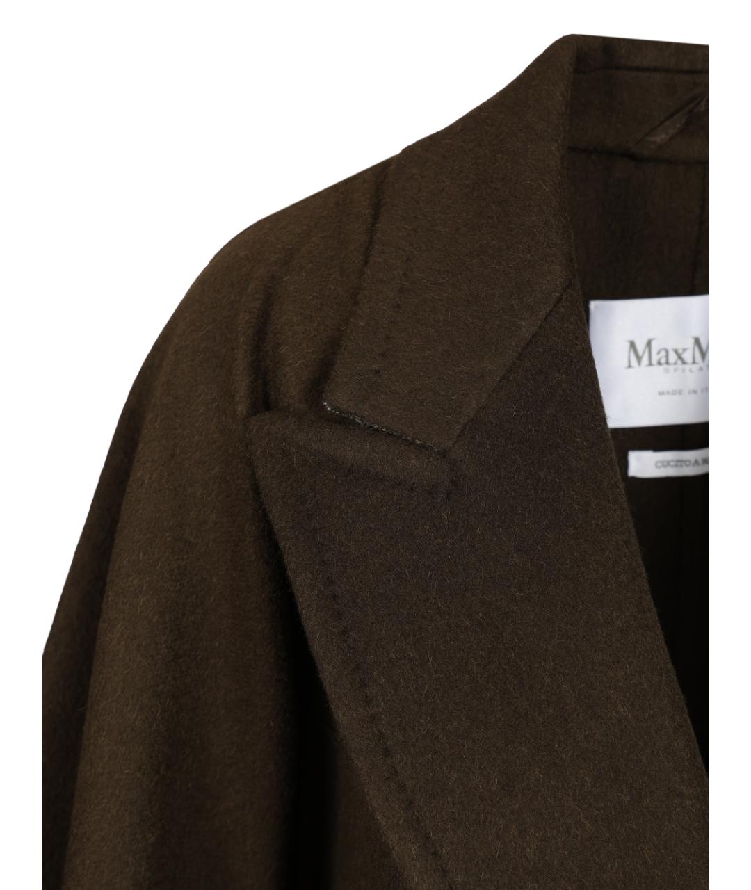 MAX MARA Серое шерстяное пальто, фото 5