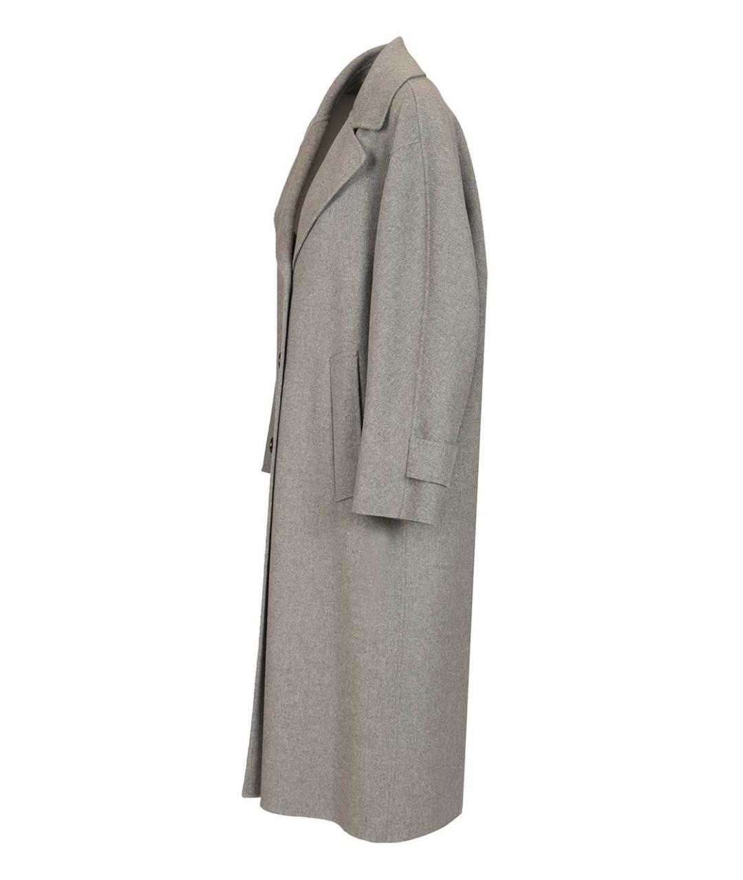 'S MAX MARA Серое шерстяное пальто, фото 3