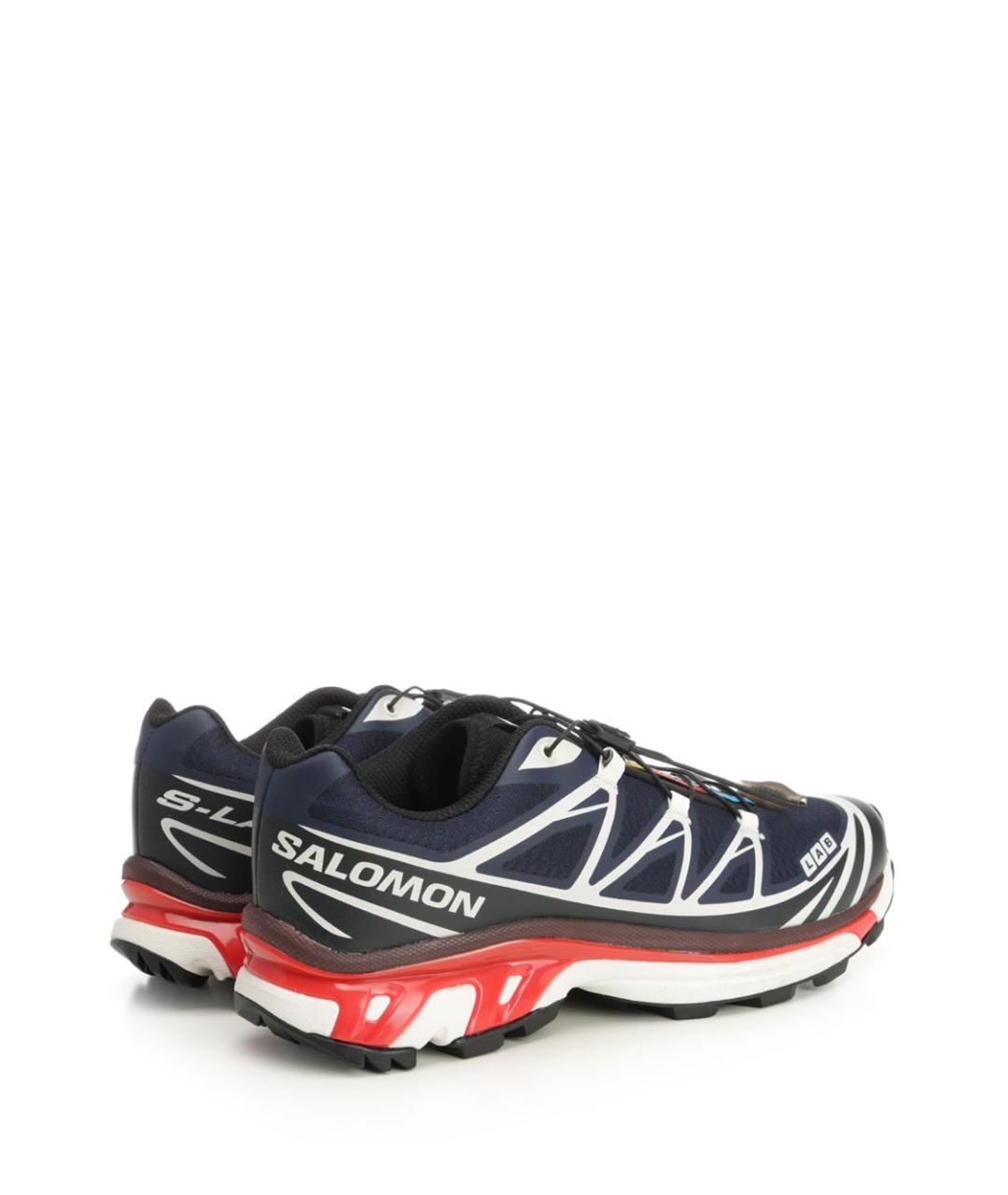 SALOMON Синие текстильные низкие кроссовки / кеды, фото 3