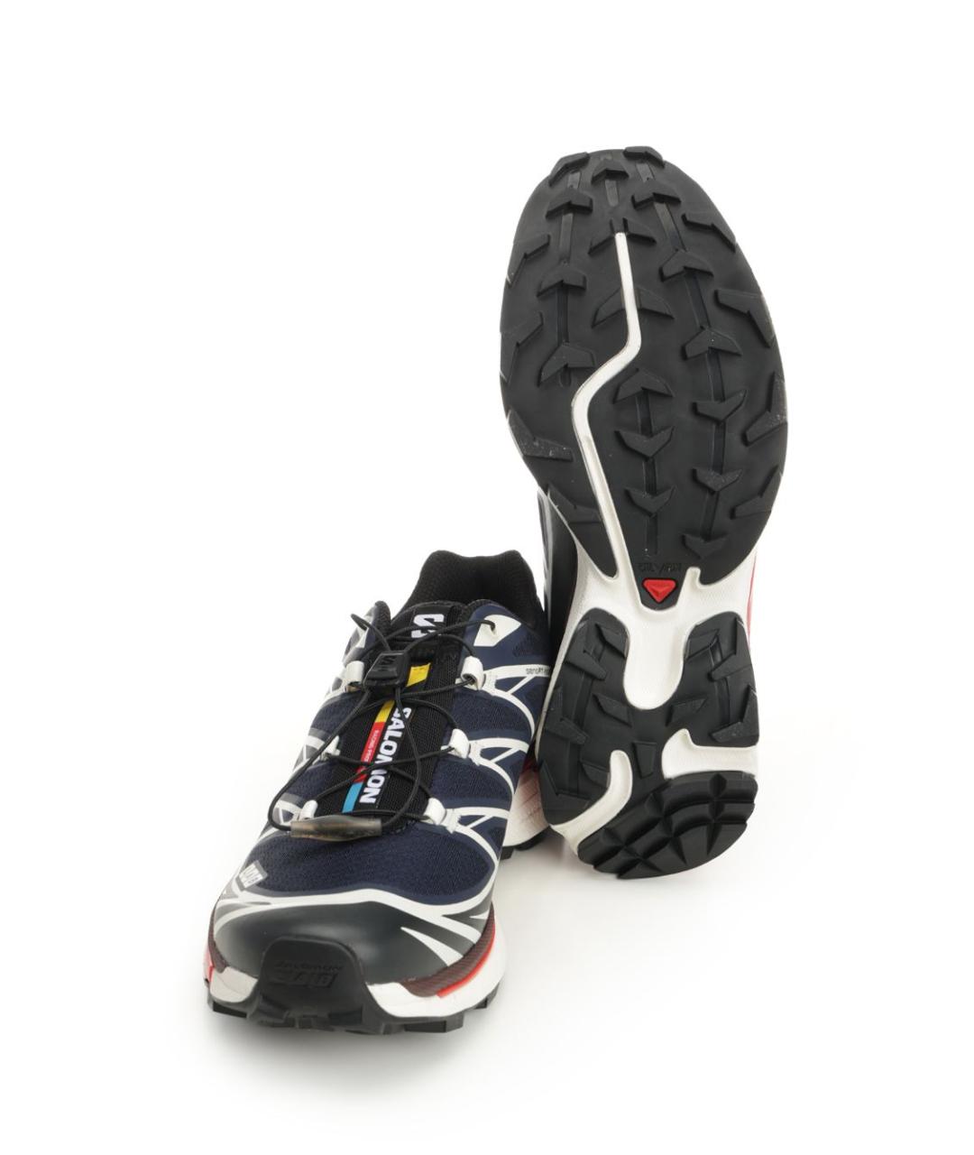 SALOMON Синие текстильные низкие кроссовки / кеды, фото 5