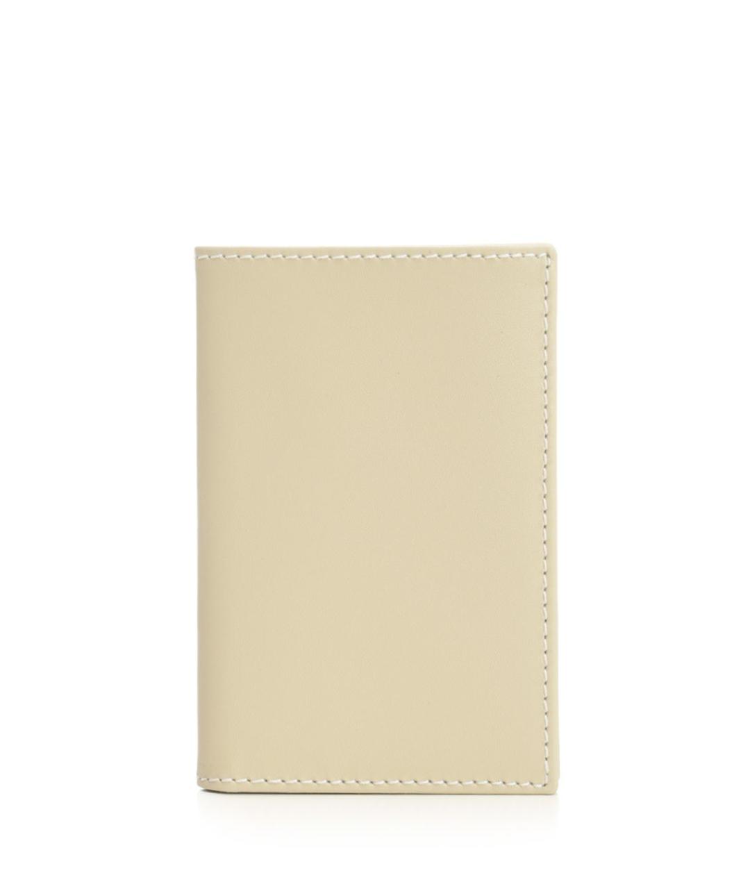 COMME DES GARÇONS WALLET Белый кожаный кошелек, фото 1