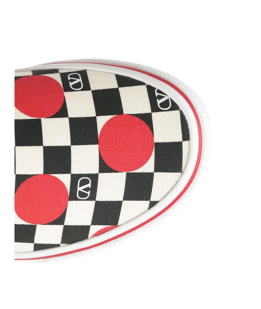 VALENTINO Мульти текстильные слипоны, фото 4