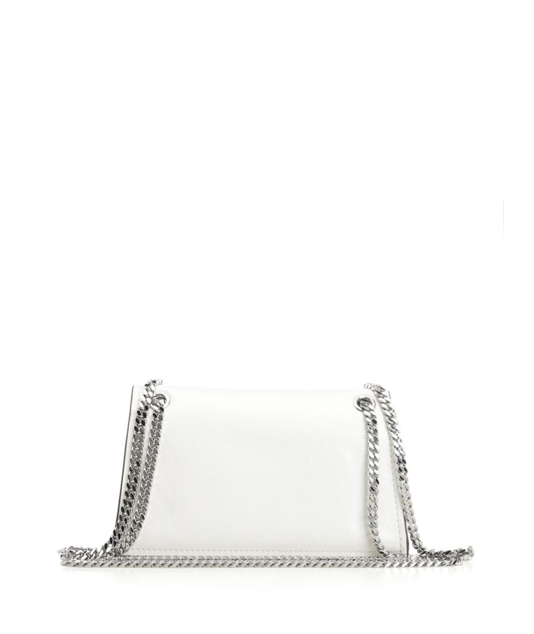 TORY BURCH Белая кожаная сумка через плечо, фото 3