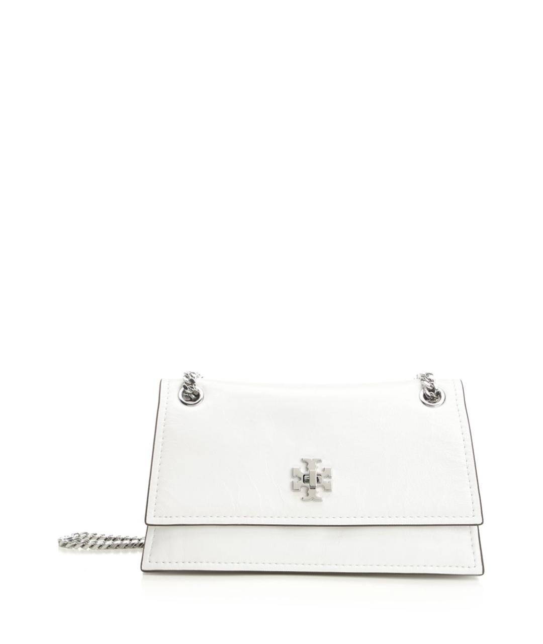 TORY BURCH Белая кожаная сумка через плечо, фото 1