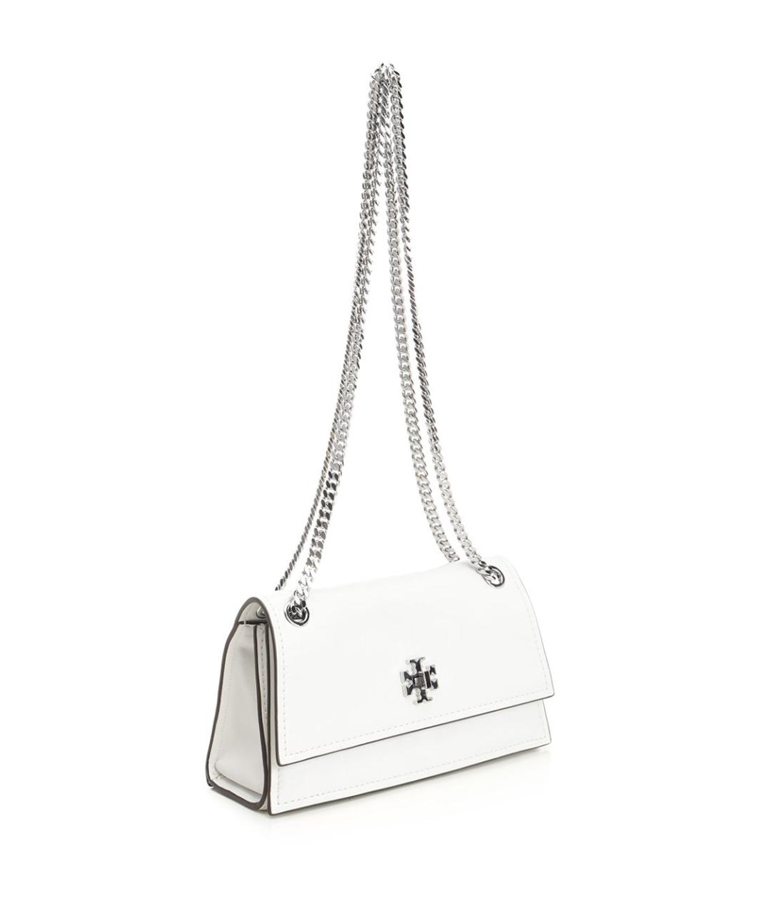 TORY BURCH Белая кожаная сумка через плечо, фото 2