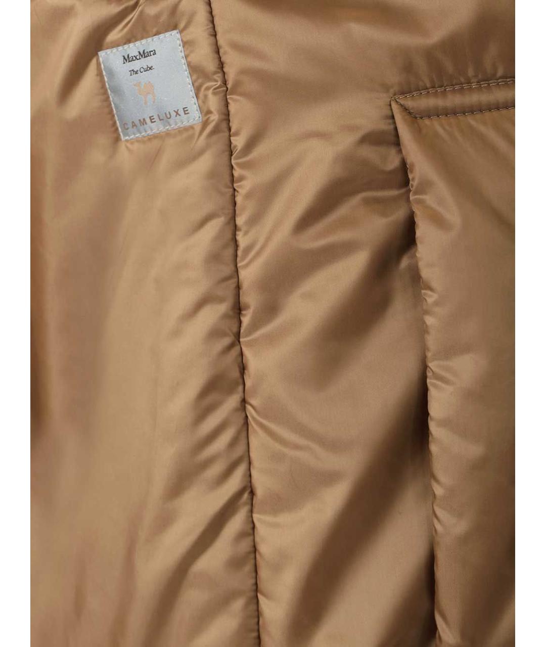 MAX MARA Коричневый полиамидовый жилет, фото 5
