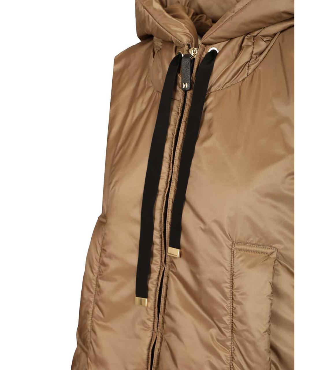 MAX MARA Коричневый полиамидовый жилет, фото 4