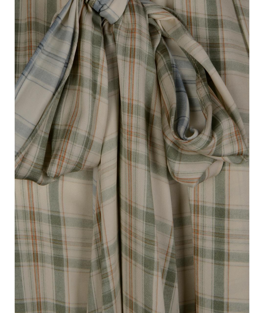 ACNE STUDIOS Зеленые вискозное платье, фото 3