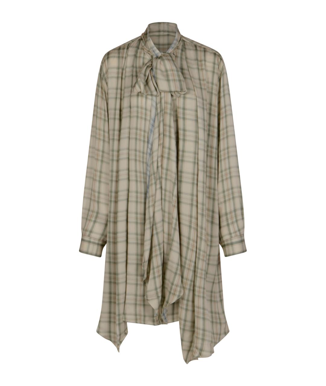 ACNE STUDIOS Зеленые вискозное платье, фото 1