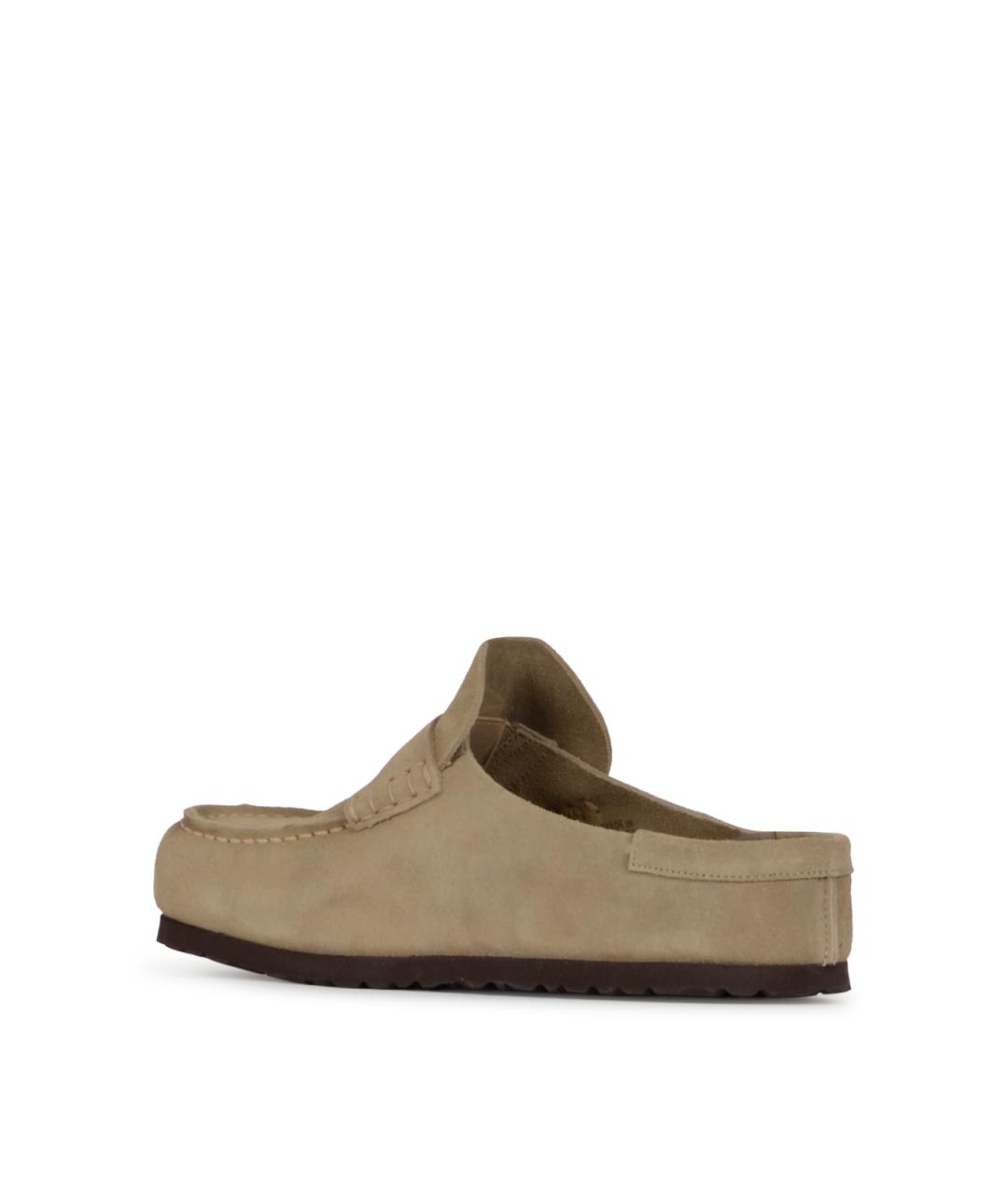 BIRKENSTOCK Бежевые замшевые сандалии, фото 3