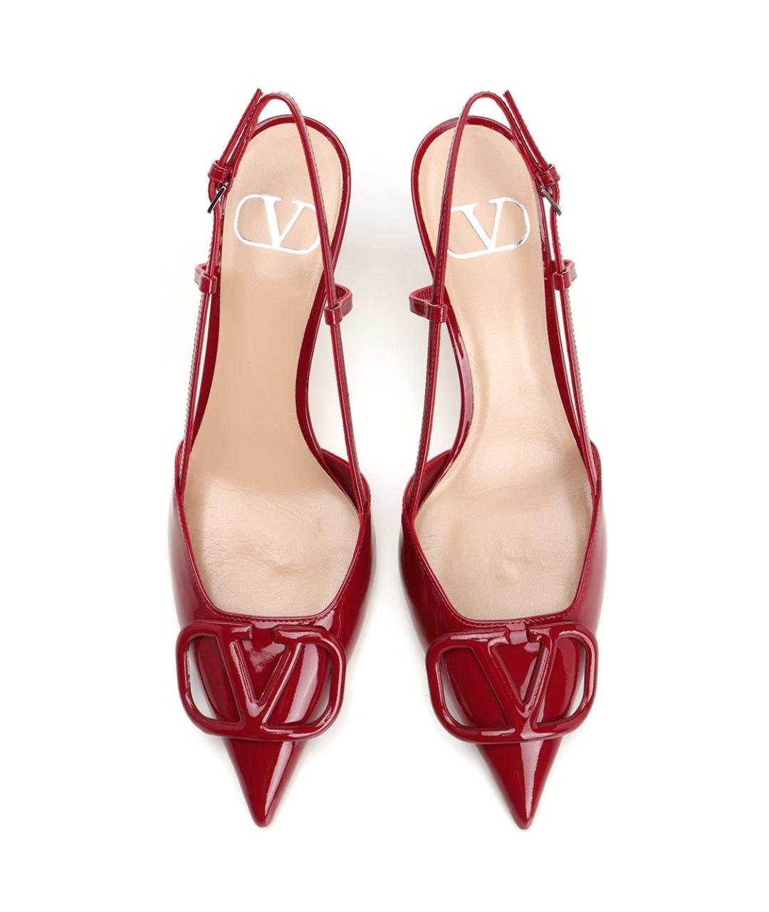VALENTINO Красные туфли из лакированной кожи, фото 5