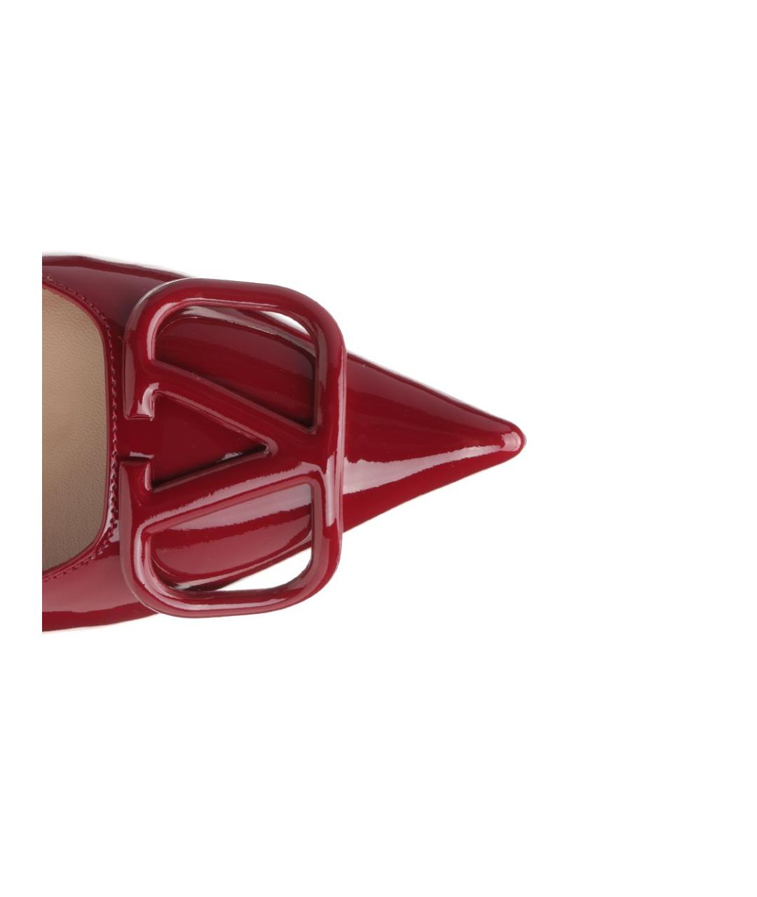 VALENTINO Красные туфли из лакированной кожи, фото 4