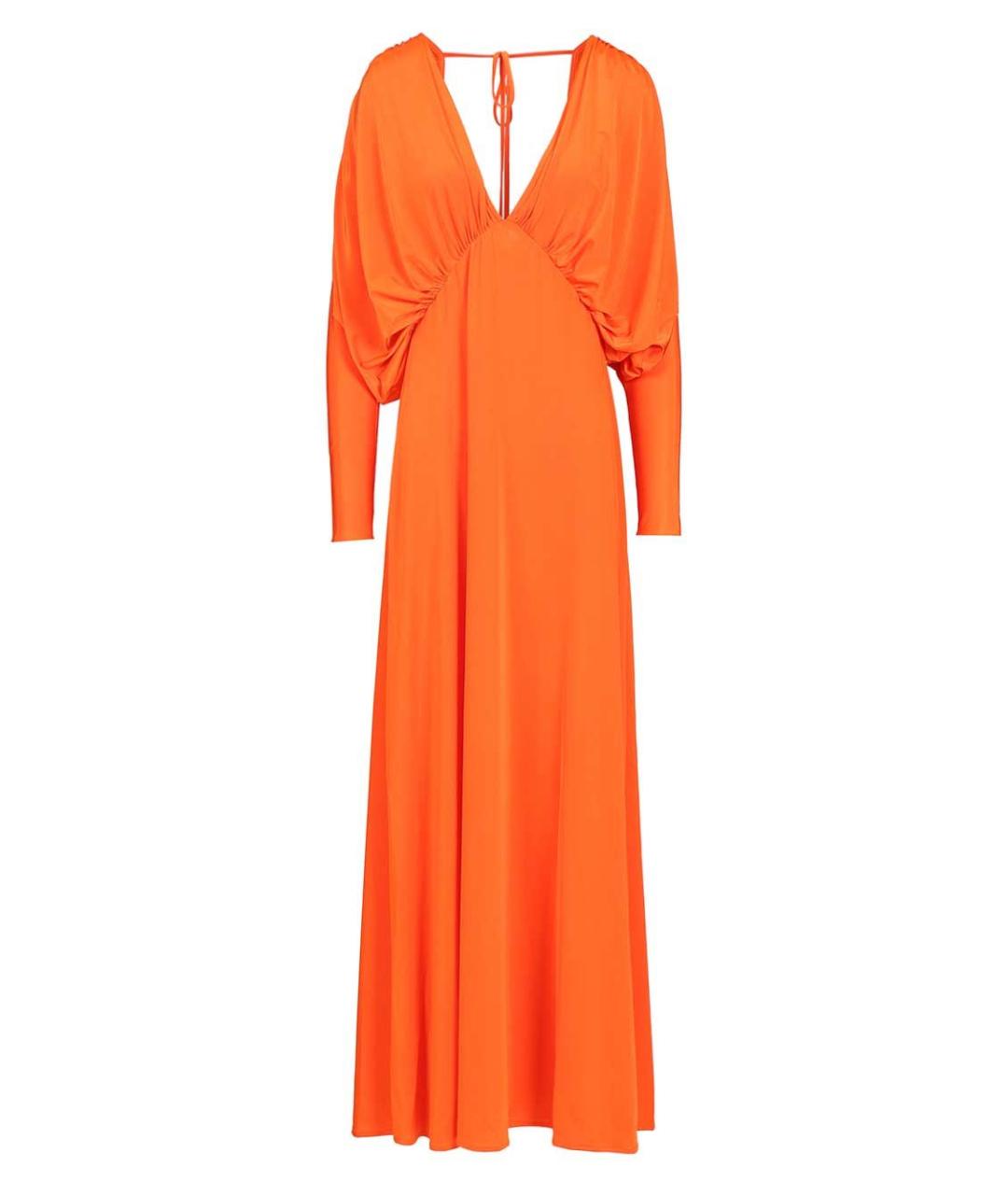 RAQUEL DINIZ Оранжевое полиэстеровое вечернее платье, фото 1