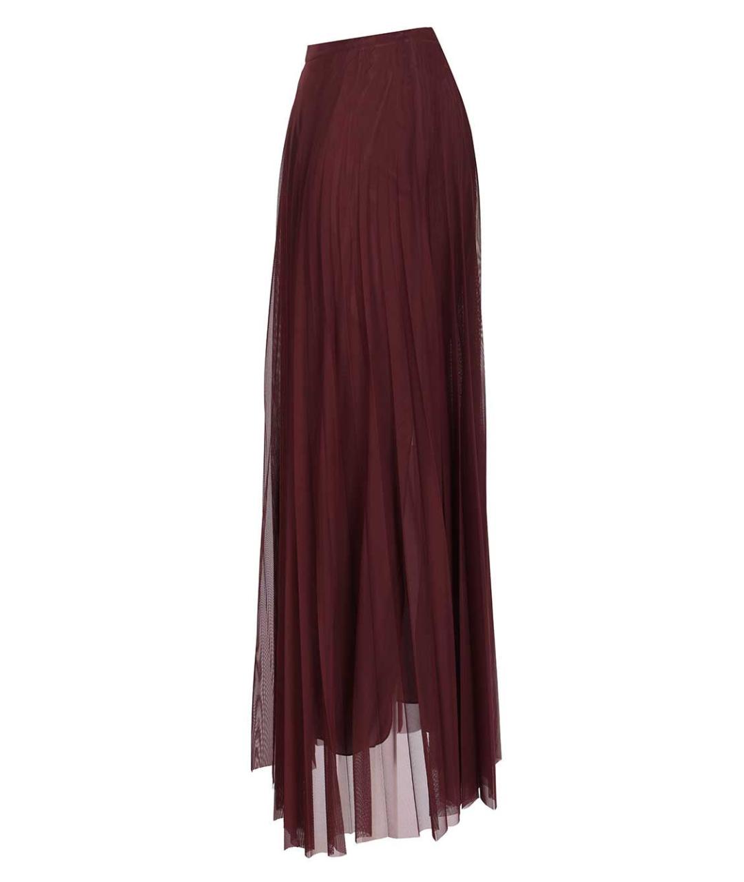 FORTE FORTE Бордовая юбка макси, фото 3