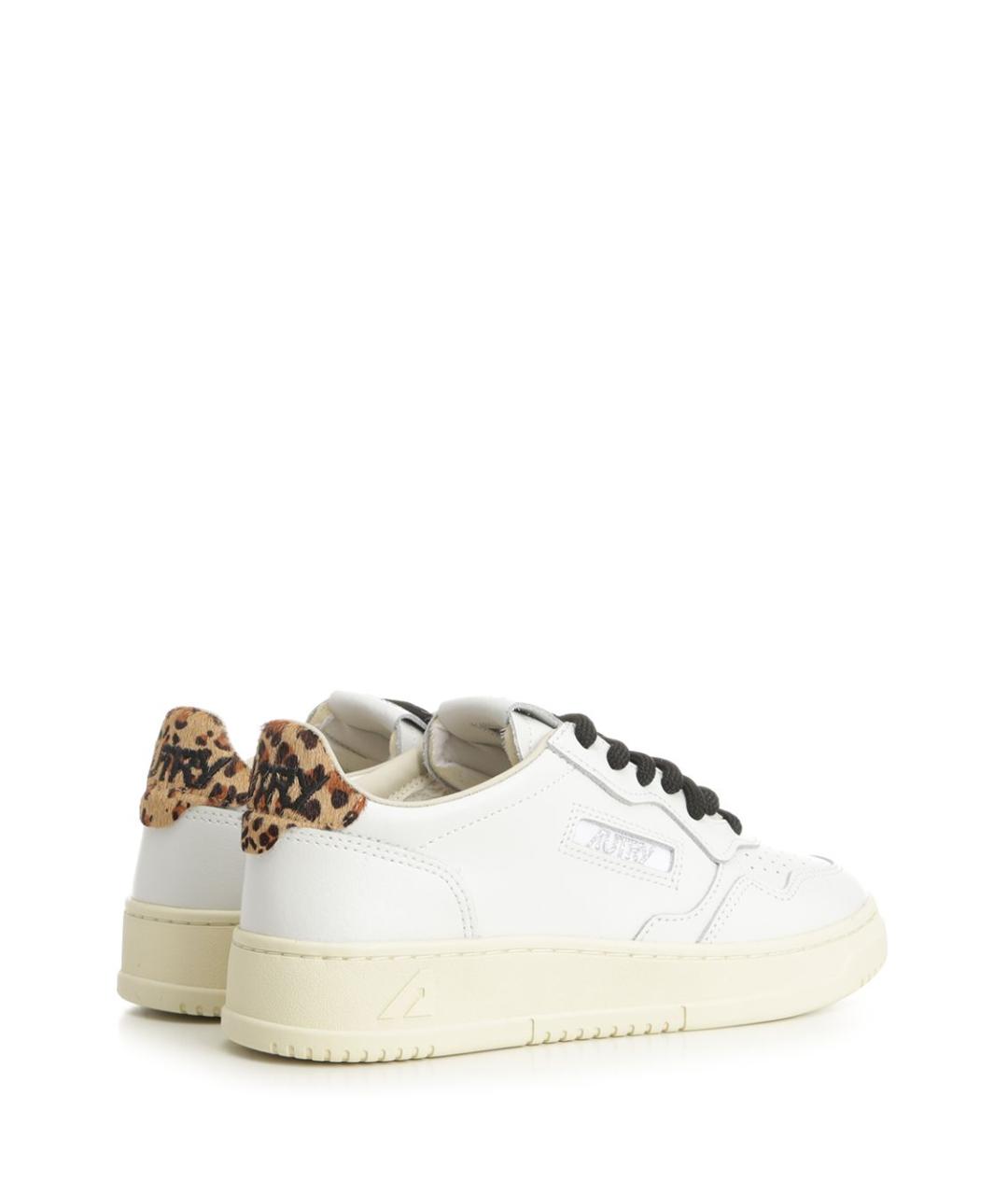 AUTRY Белые кожаные кроссовки, фото 3