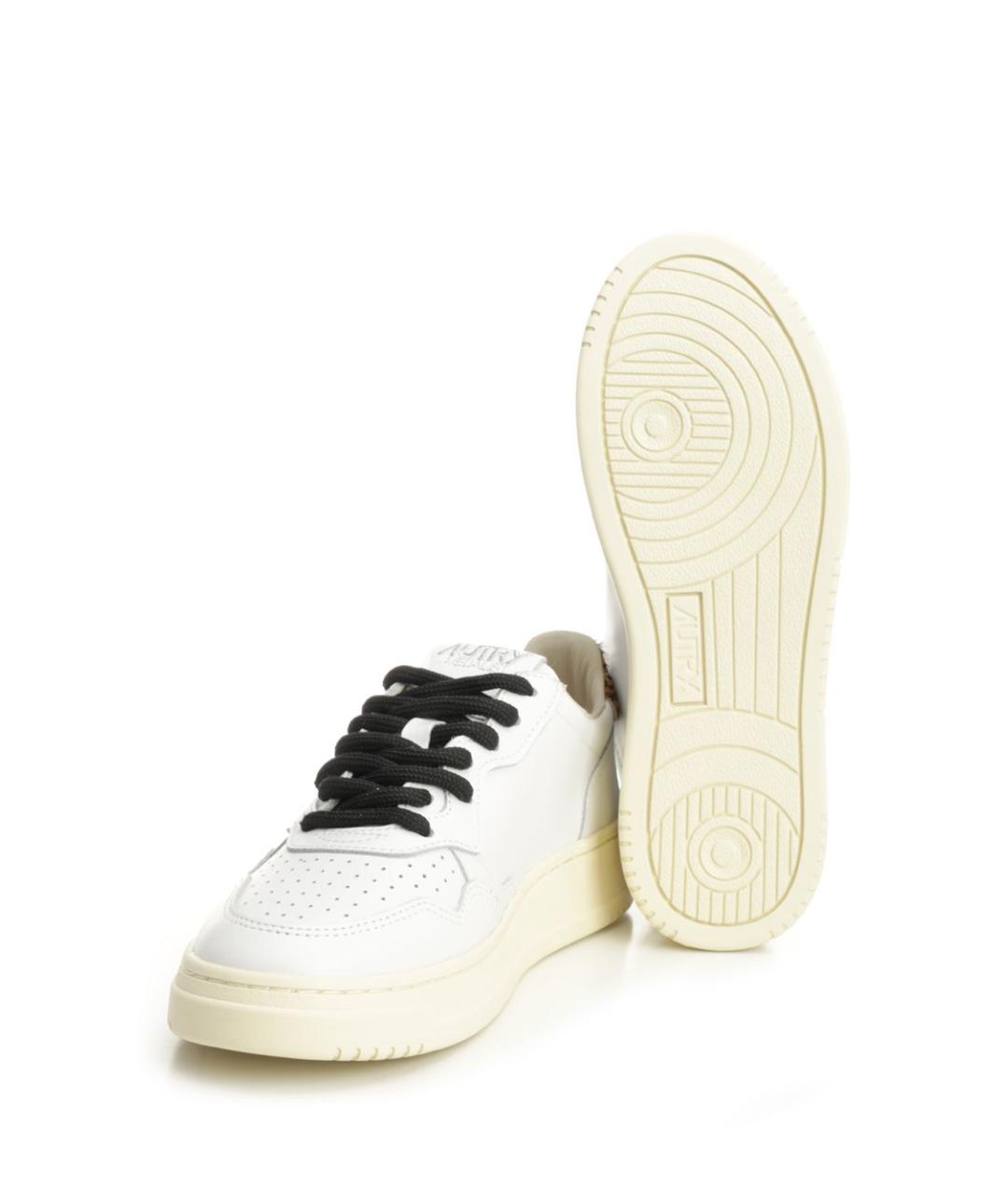 AUTRY Белые кожаные кроссовки, фото 5
