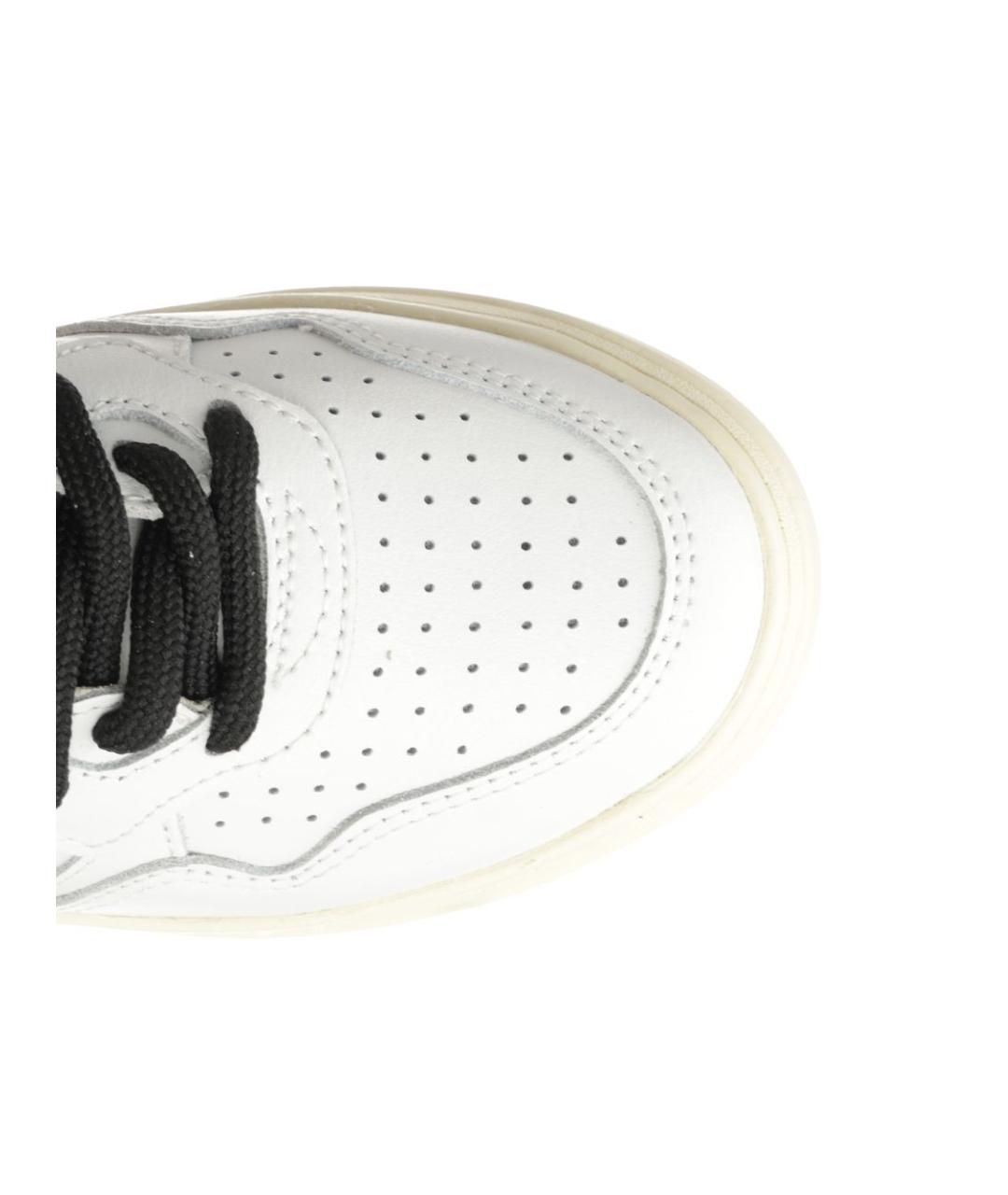 AUTRY Белые кожаные кроссовки, фото 4
