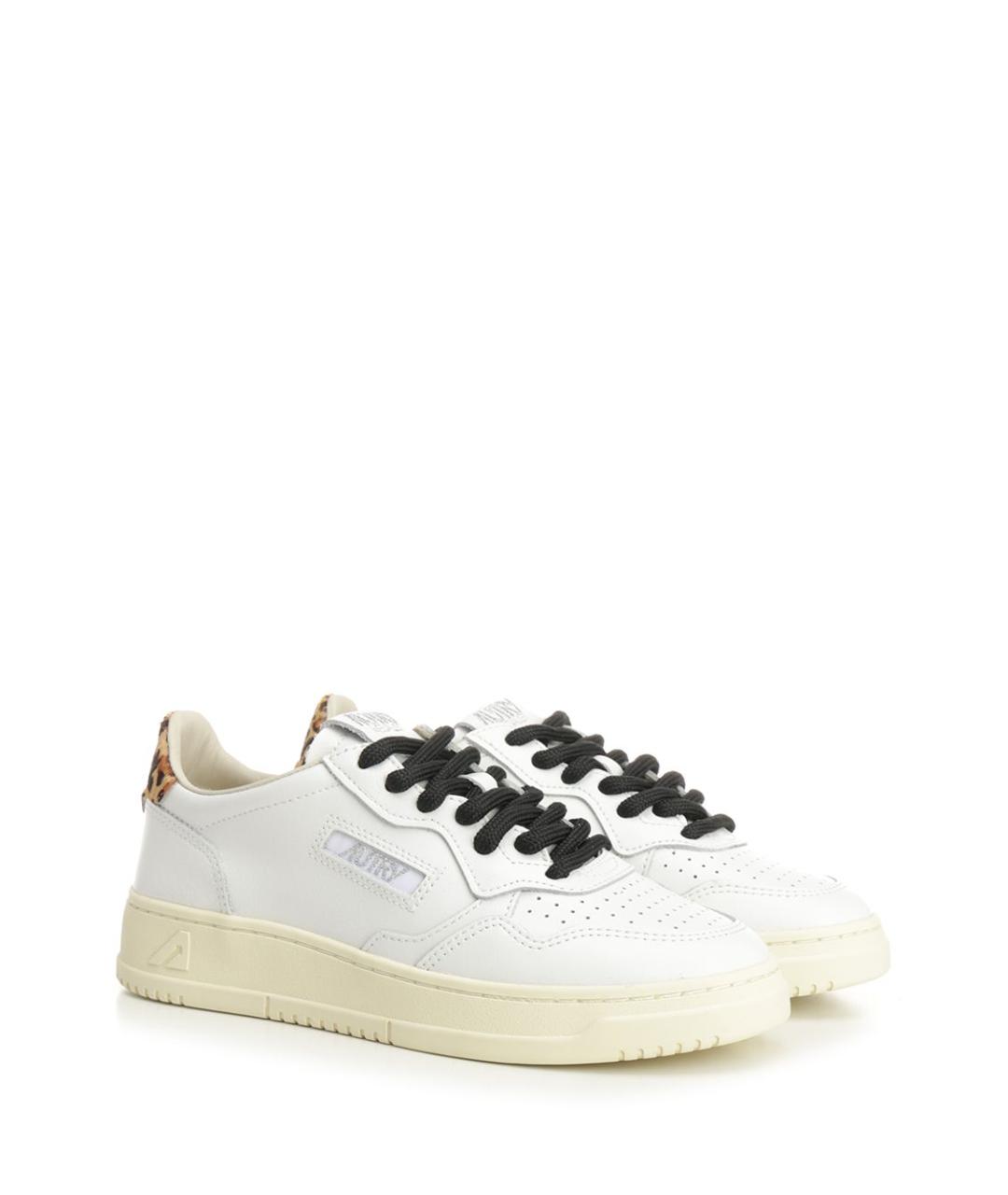 AUTRY Белые кожаные кроссовки, фото 2