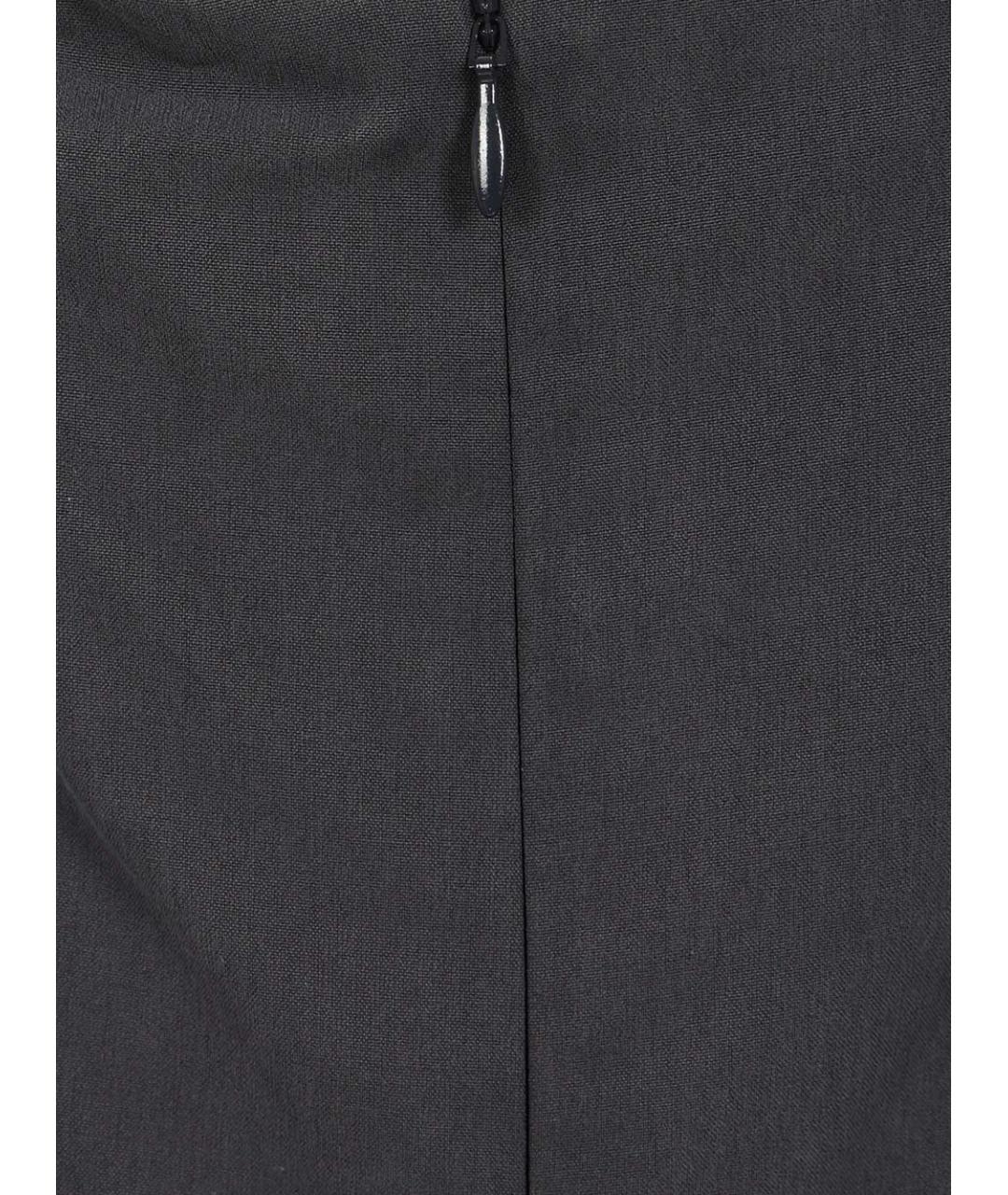 MAX MARA Темно-синяя шелковая майка, фото 5