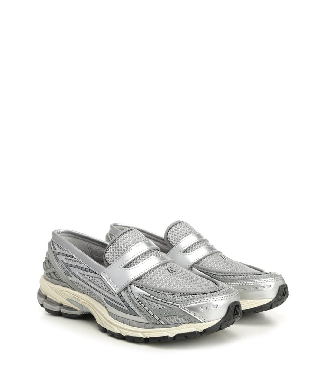 NEW BALANCE Серые низкие кроссовки / кеды, фото 3