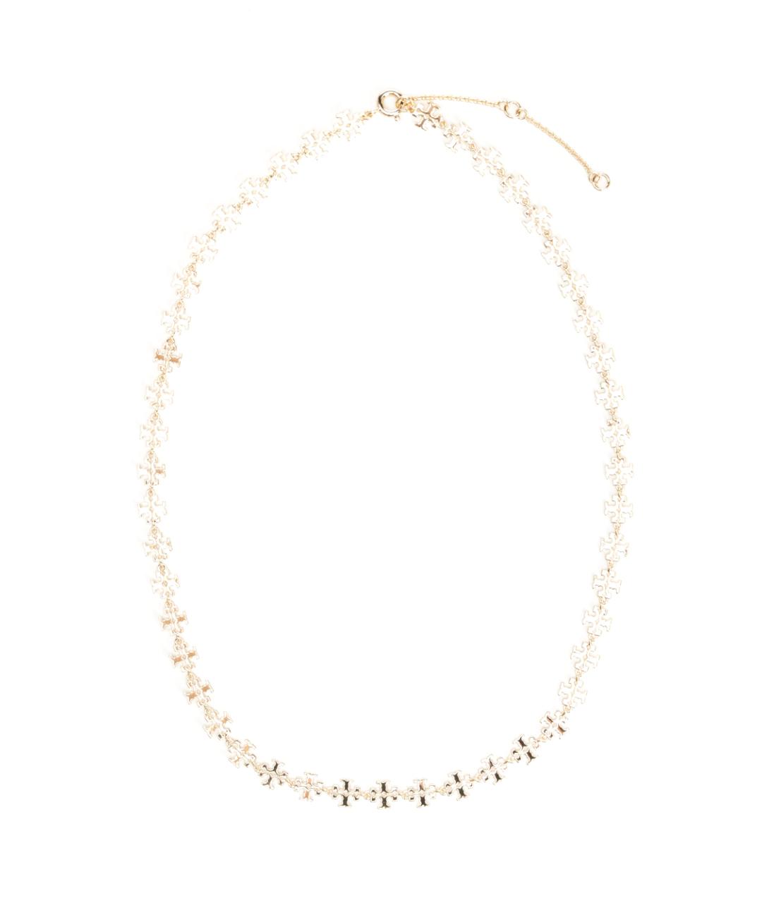 TORY BURCH Золотое металлическое колье, фото 1