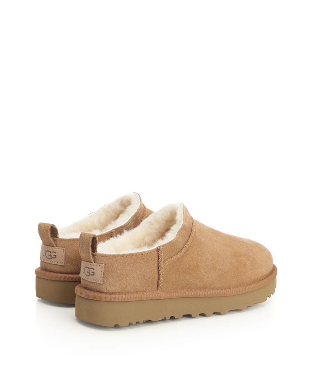 UGG AUSTRALIA Бежевые замшевые мюли, фото 3