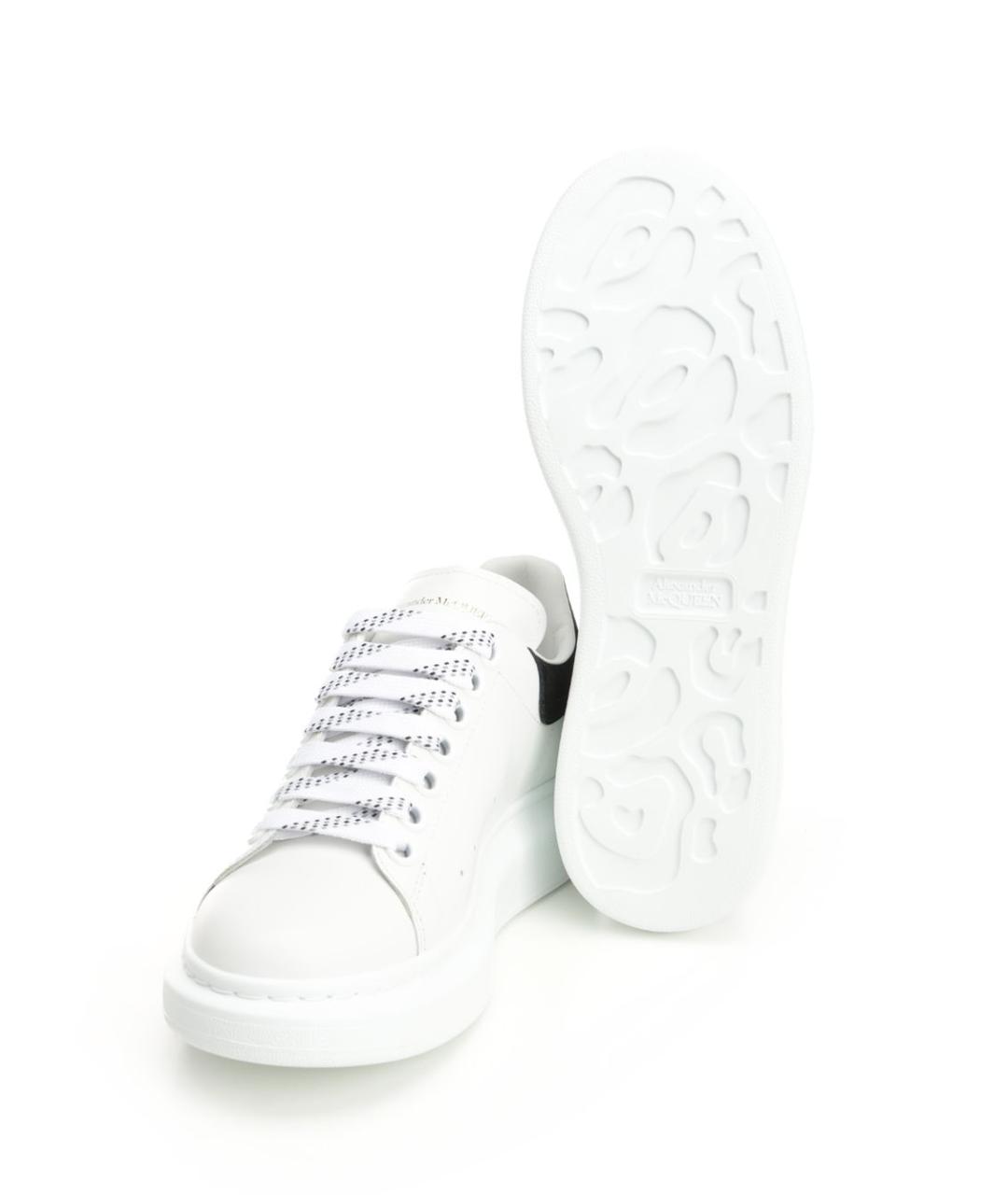ALEXANDER MCQUEEN Белые кожаные кроссовки, фото 5