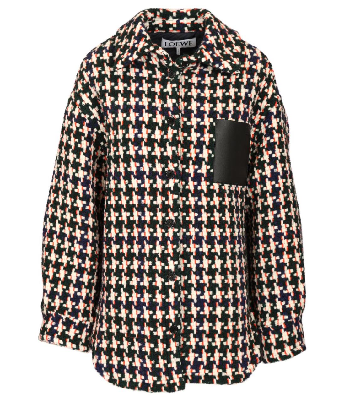 LOEWE Мульти шерстяная куртка, фото 1