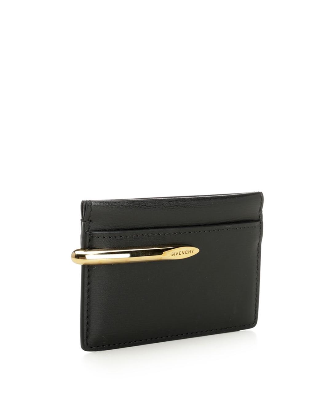 GIVENCHY Черный кожаный кардхолдер, фото 2